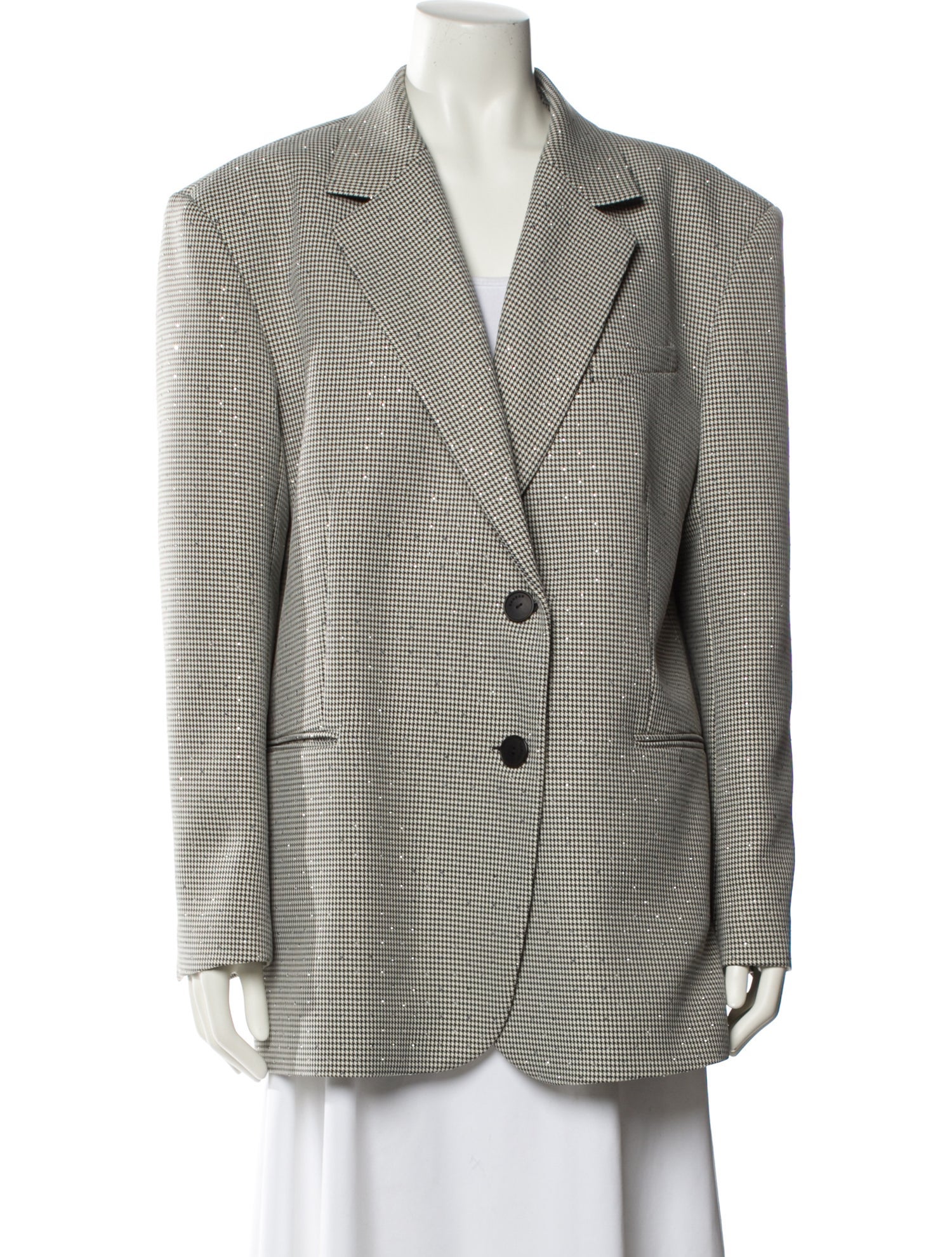 Sandro Houndstooth Print Blazer w/ Tags