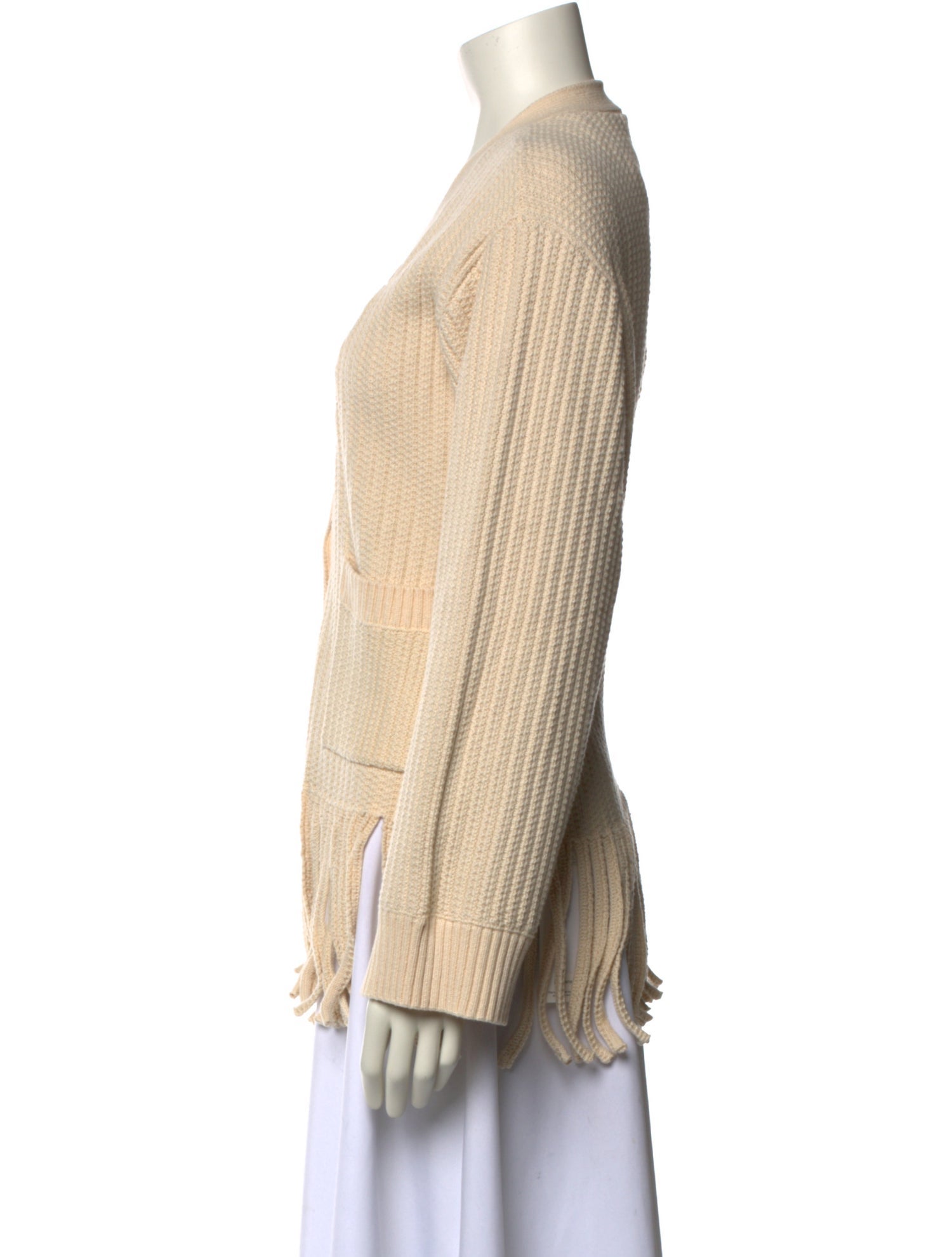 Sandro Striped V-Neck Sweater