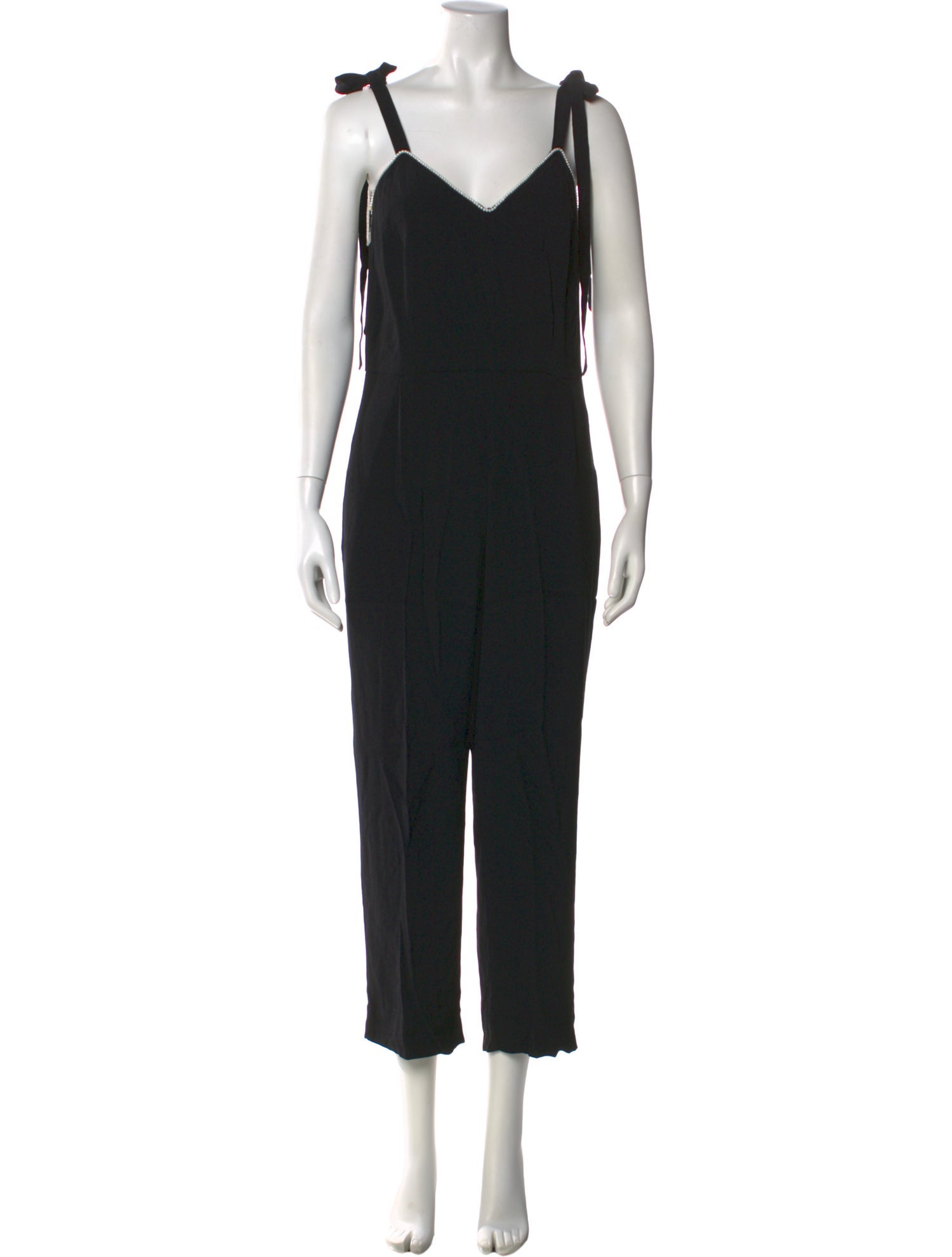 Sandro V-Neck Jumpsuit
