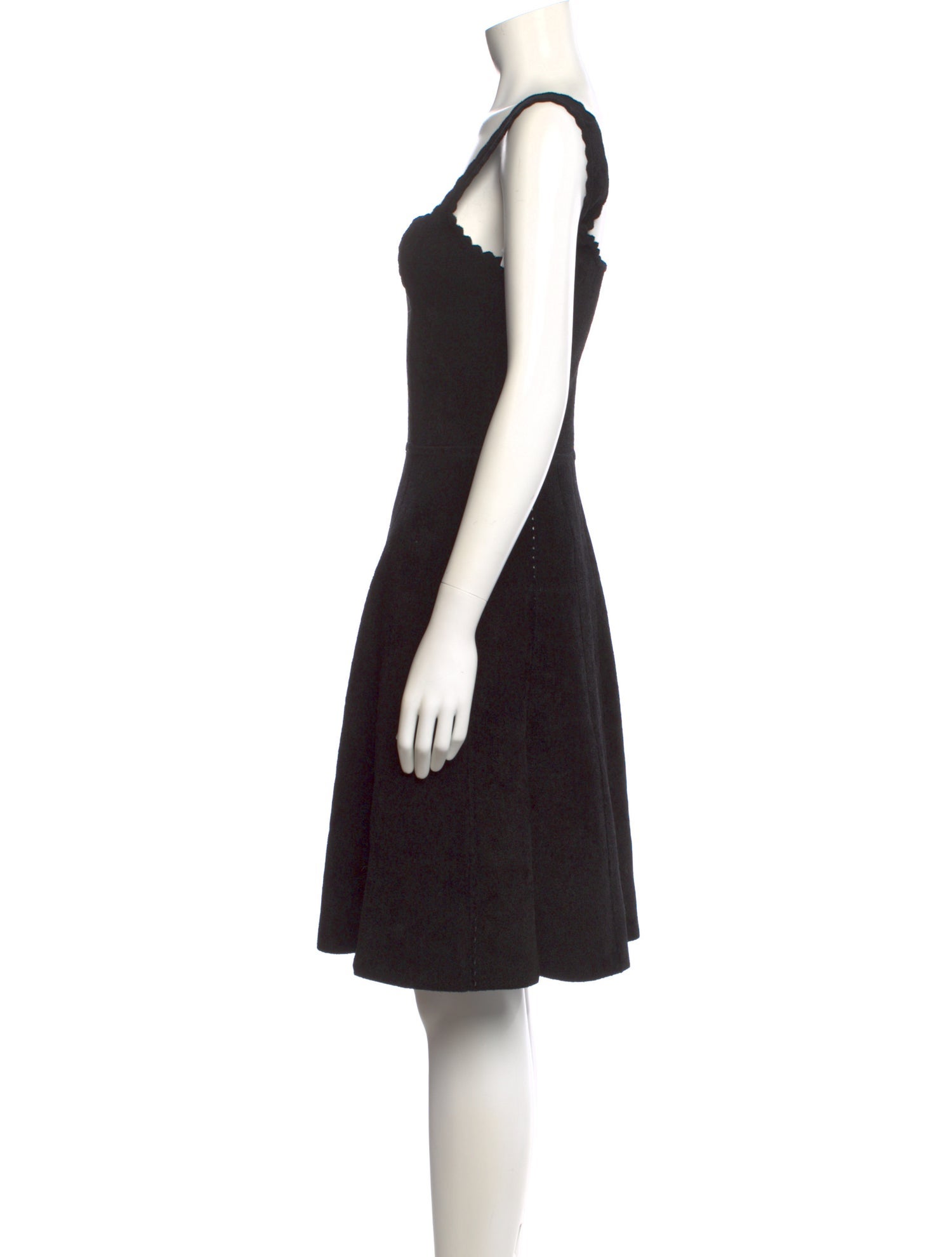 Sandro Square Neckline Knee-Length Dress w/ Tags