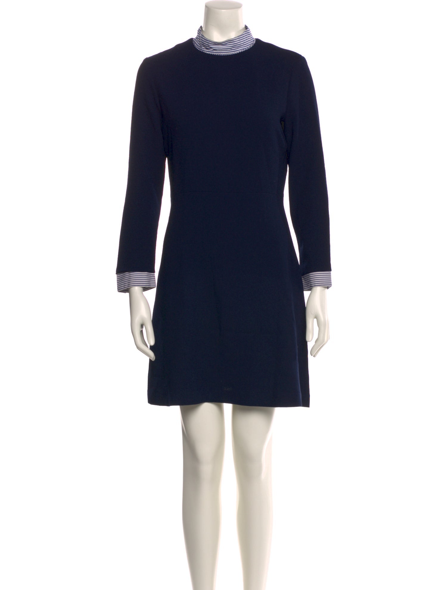 Sandro Mock Neck Mini Dress