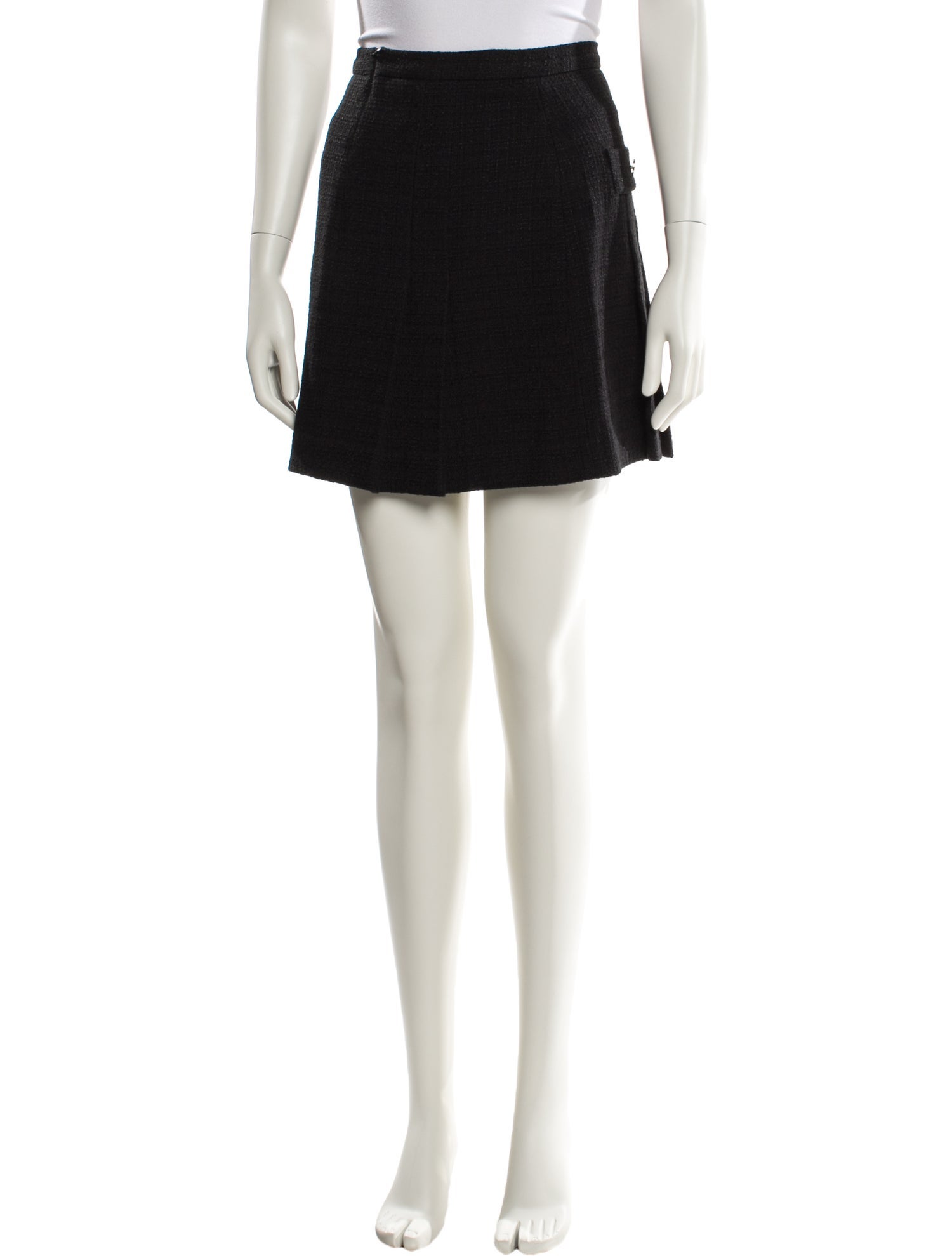 Sandro Ruffle Embellishment Mini Skirt