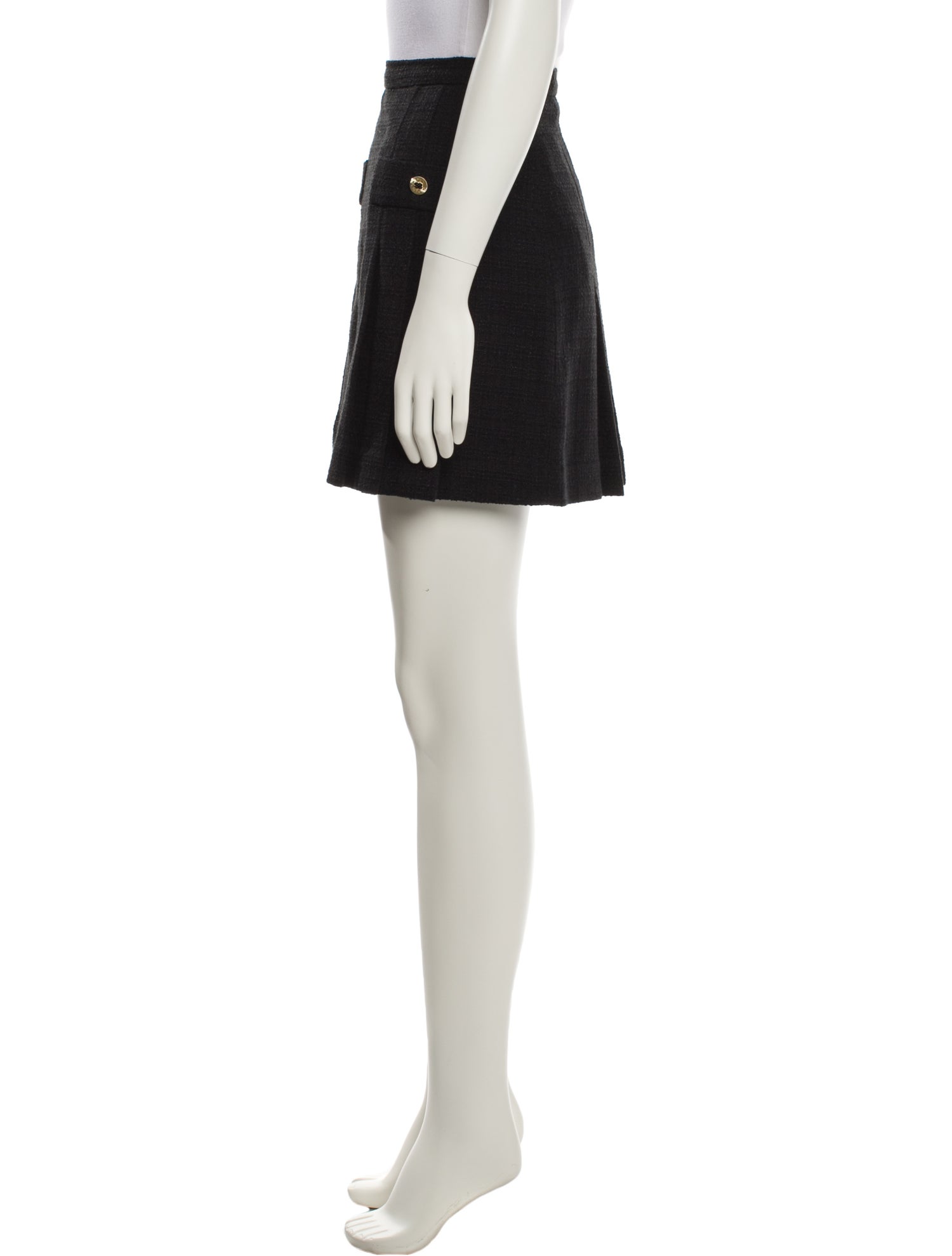 Sandro Ruffle Embellishment Mini Skirt