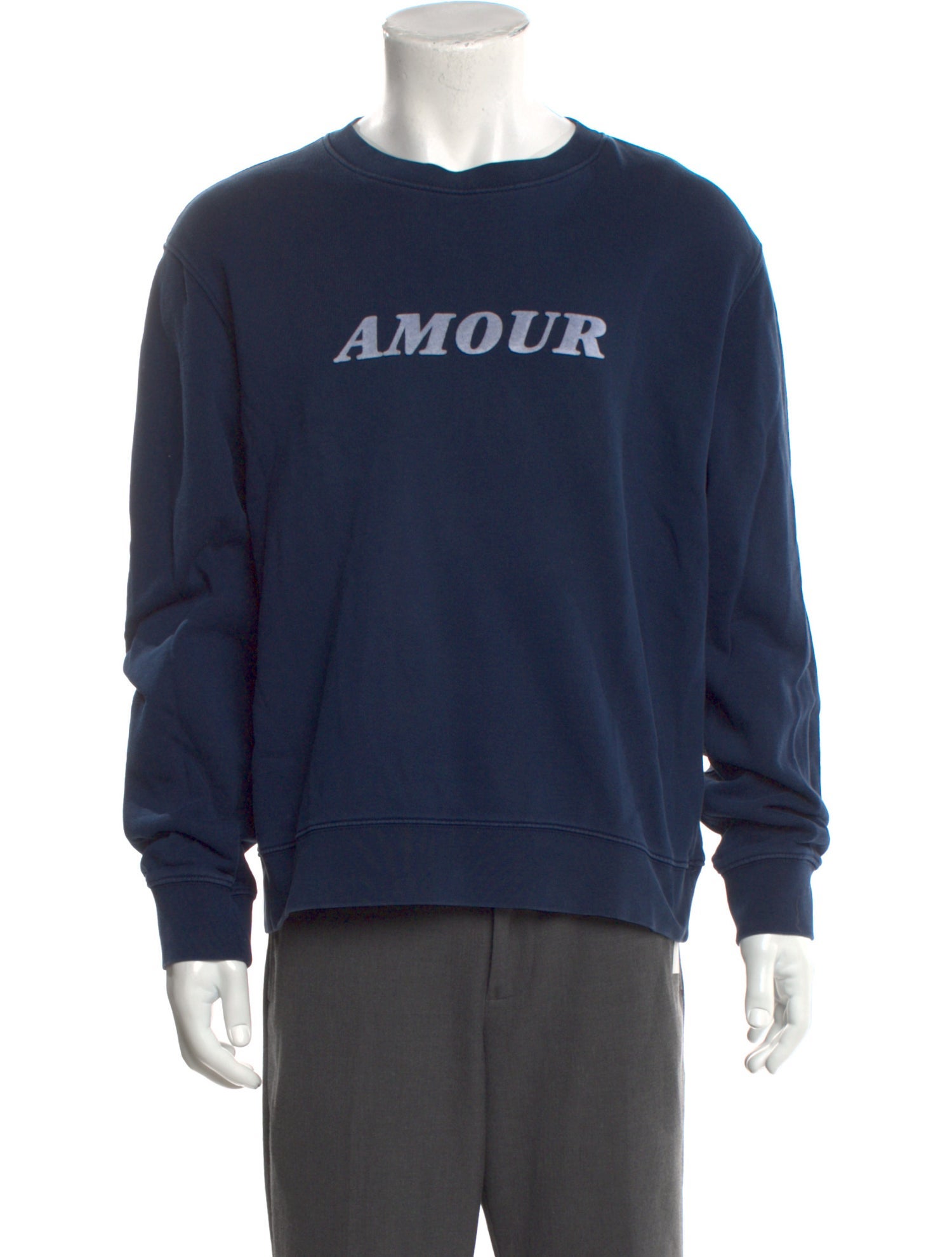 Sandro Graphic Print Crew Neck Pullover