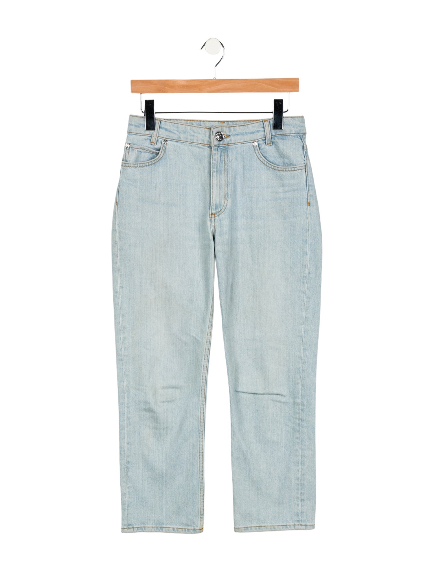 Sandro Mid-Rise Straight Leg Jeans