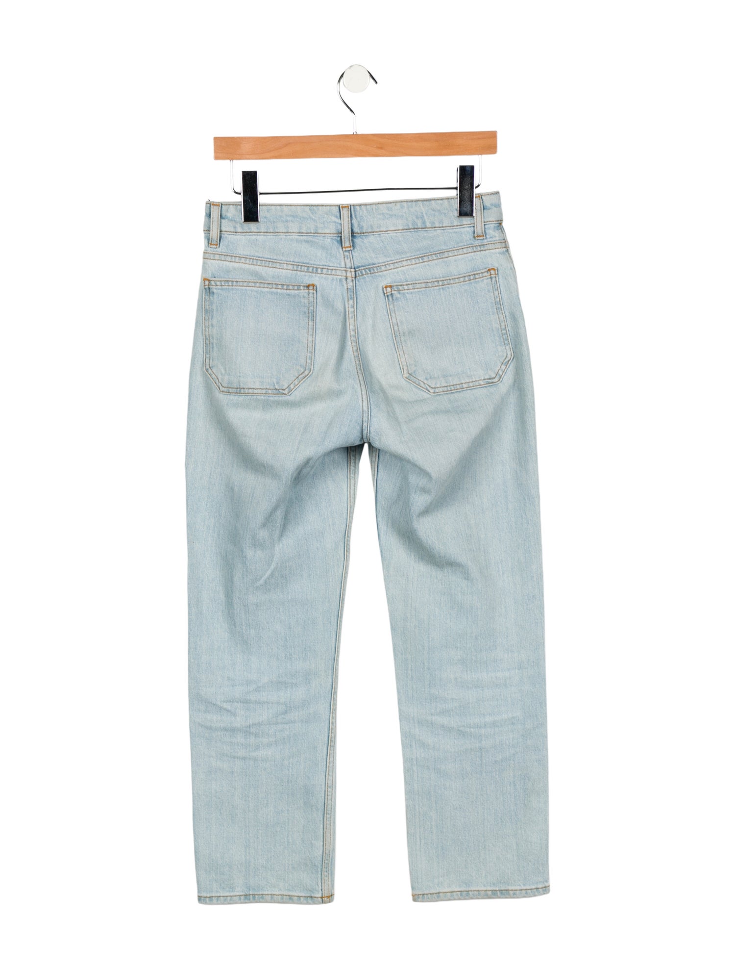 Sandro Mid-Rise Straight Leg Jeans