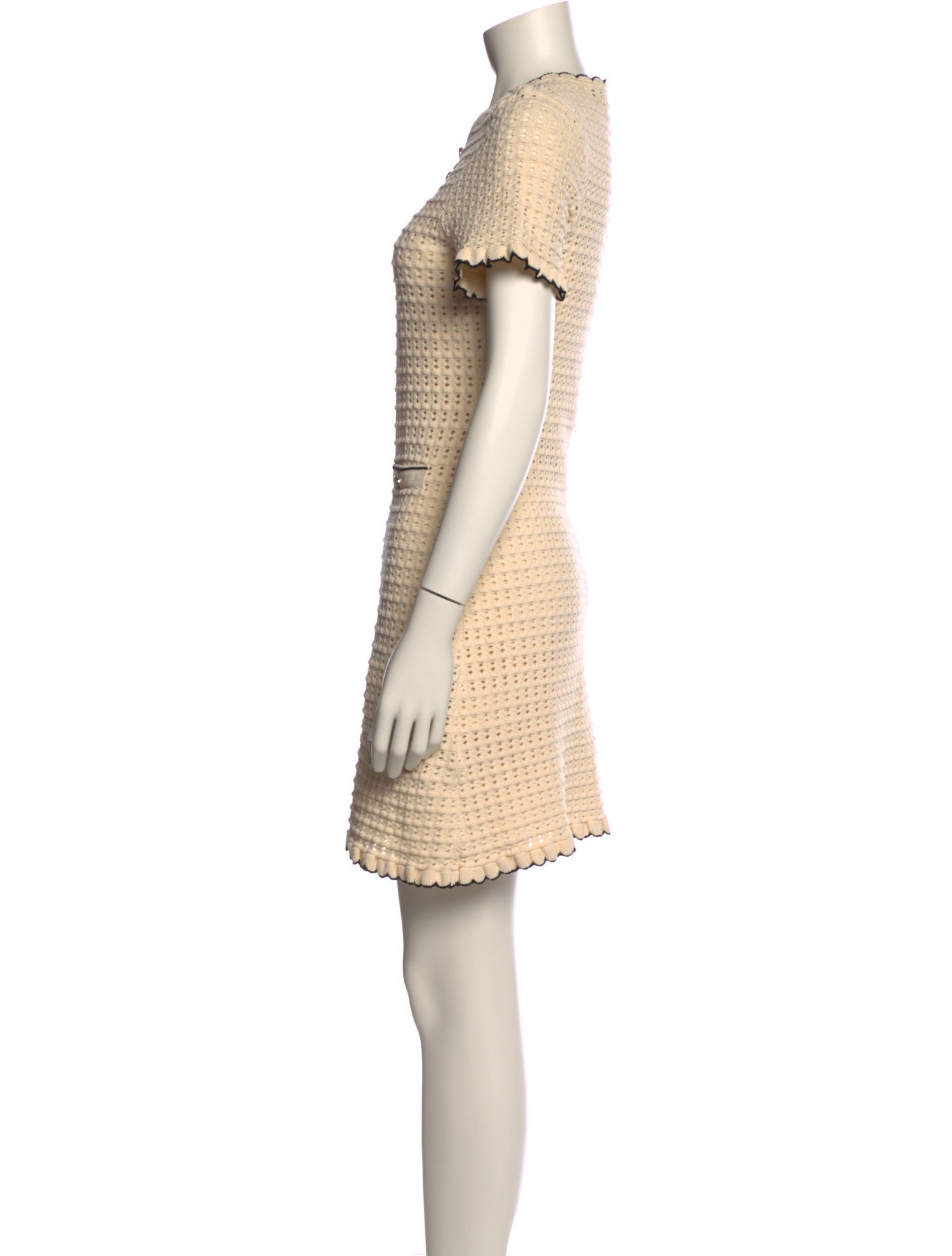 Sandro Crew Neck Mini Dress