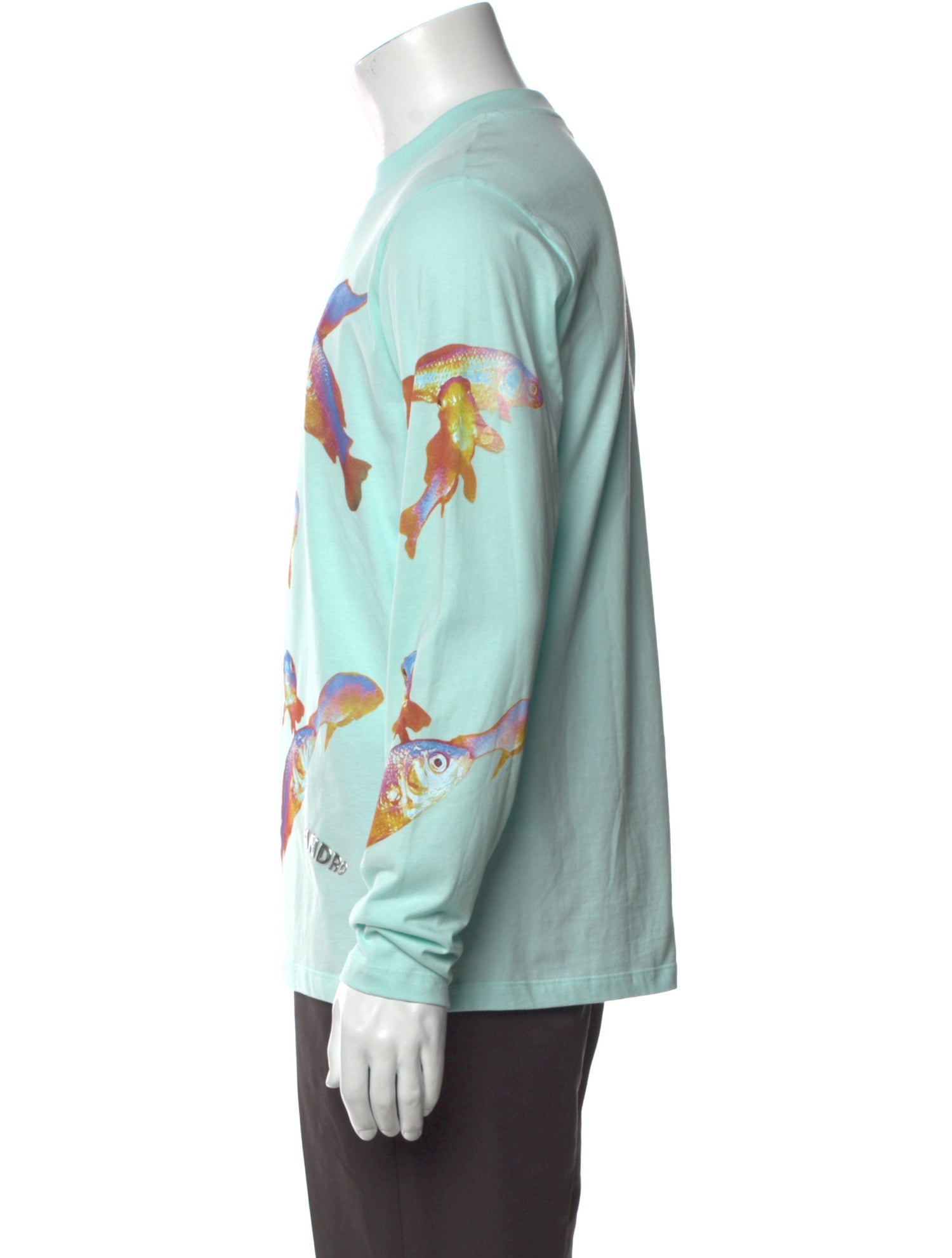 Sandro Graphic Print Crew Neck Pullover