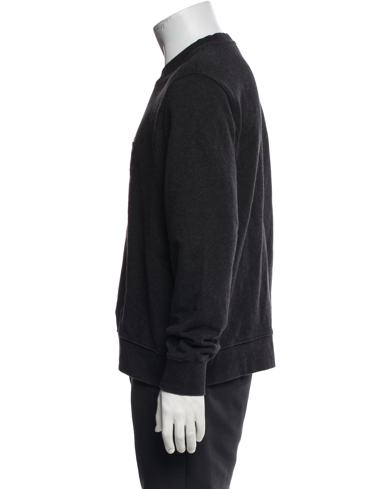 Sandro Crew Neck Long Sleeve Sweatshirt
