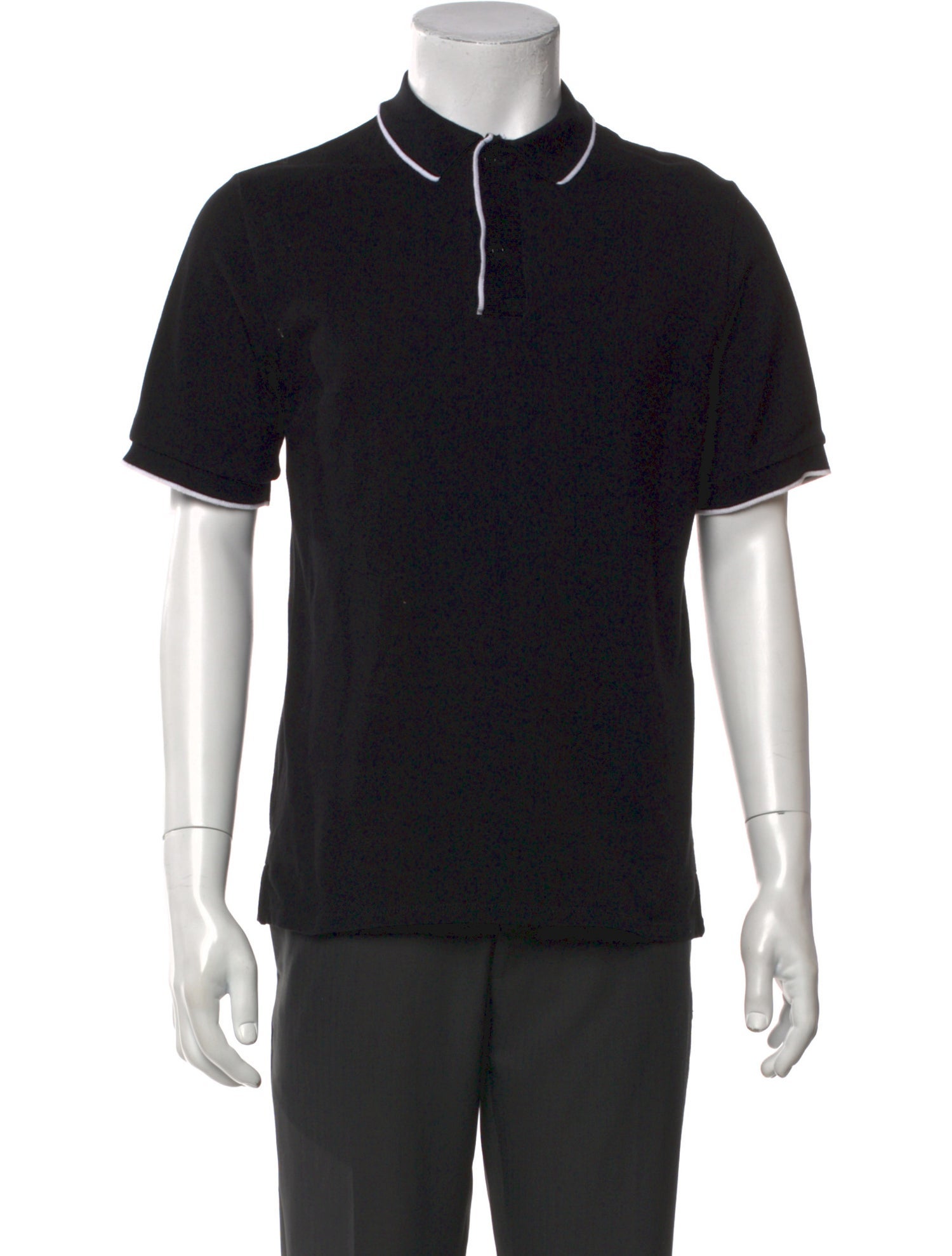 Sandro Collar Short Sleeve Polo Shirt