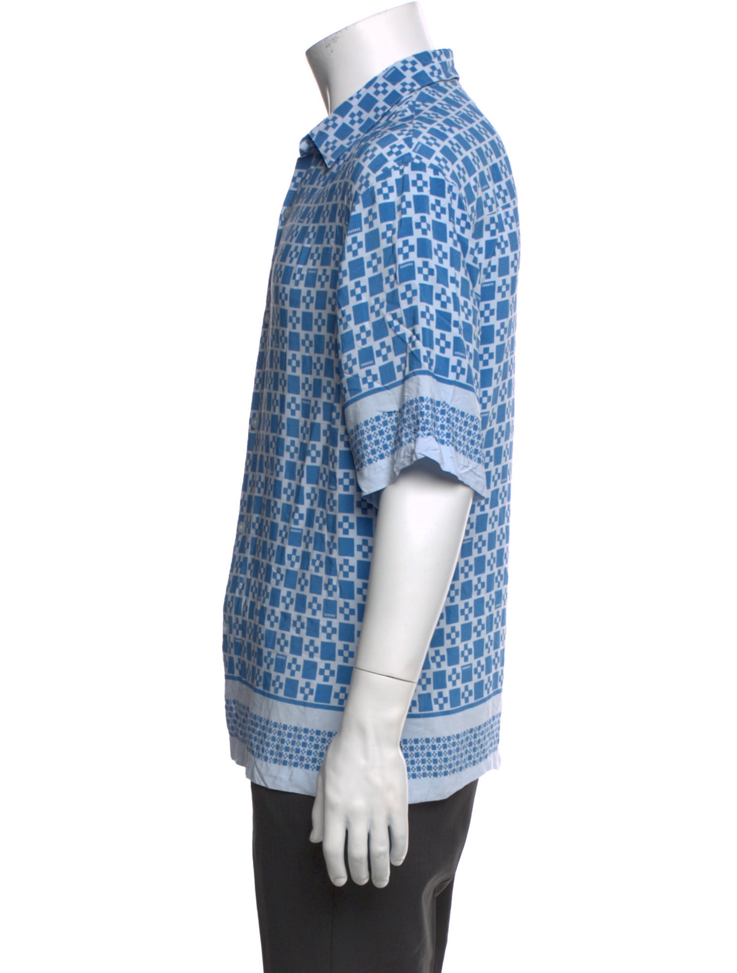 Sandro Striped Short Sleeve Shirt