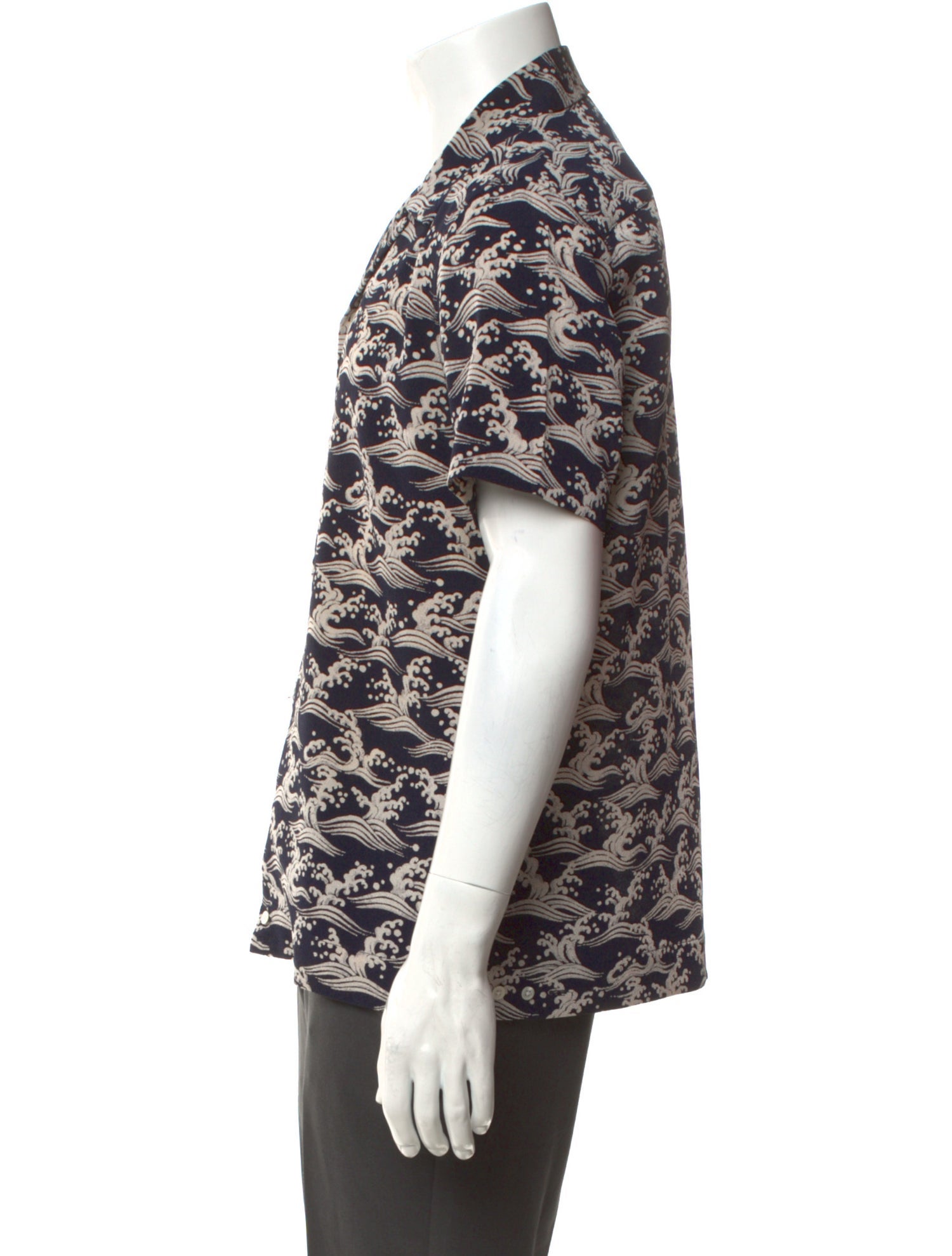 Sandro Printed Short Sleeve Shirt