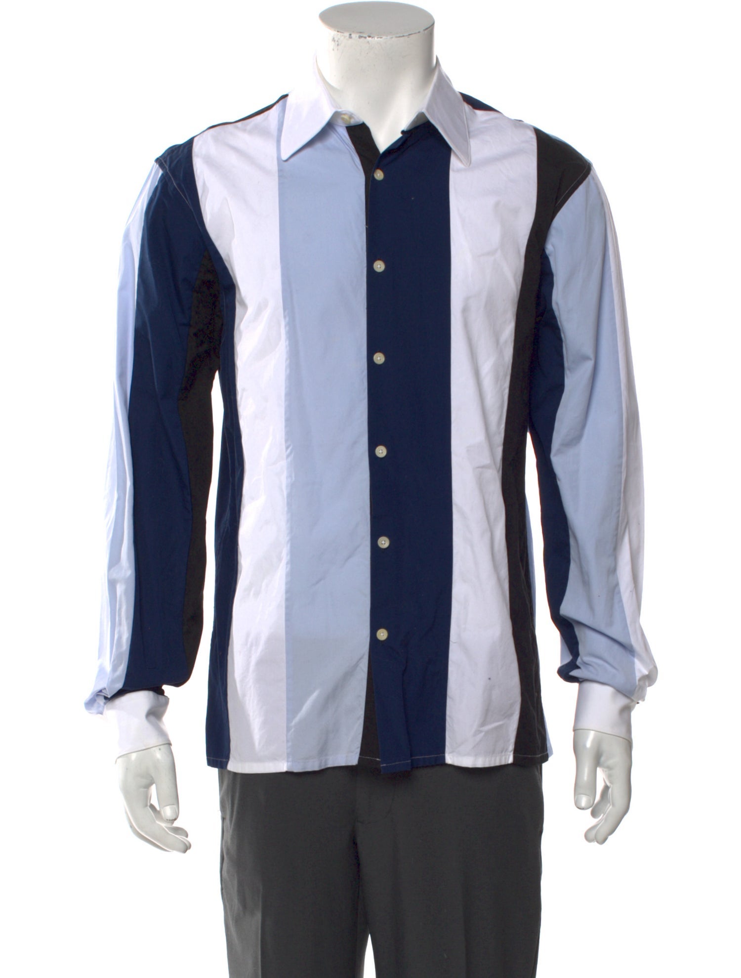 Sandro Striped Long Sleeve Shirt