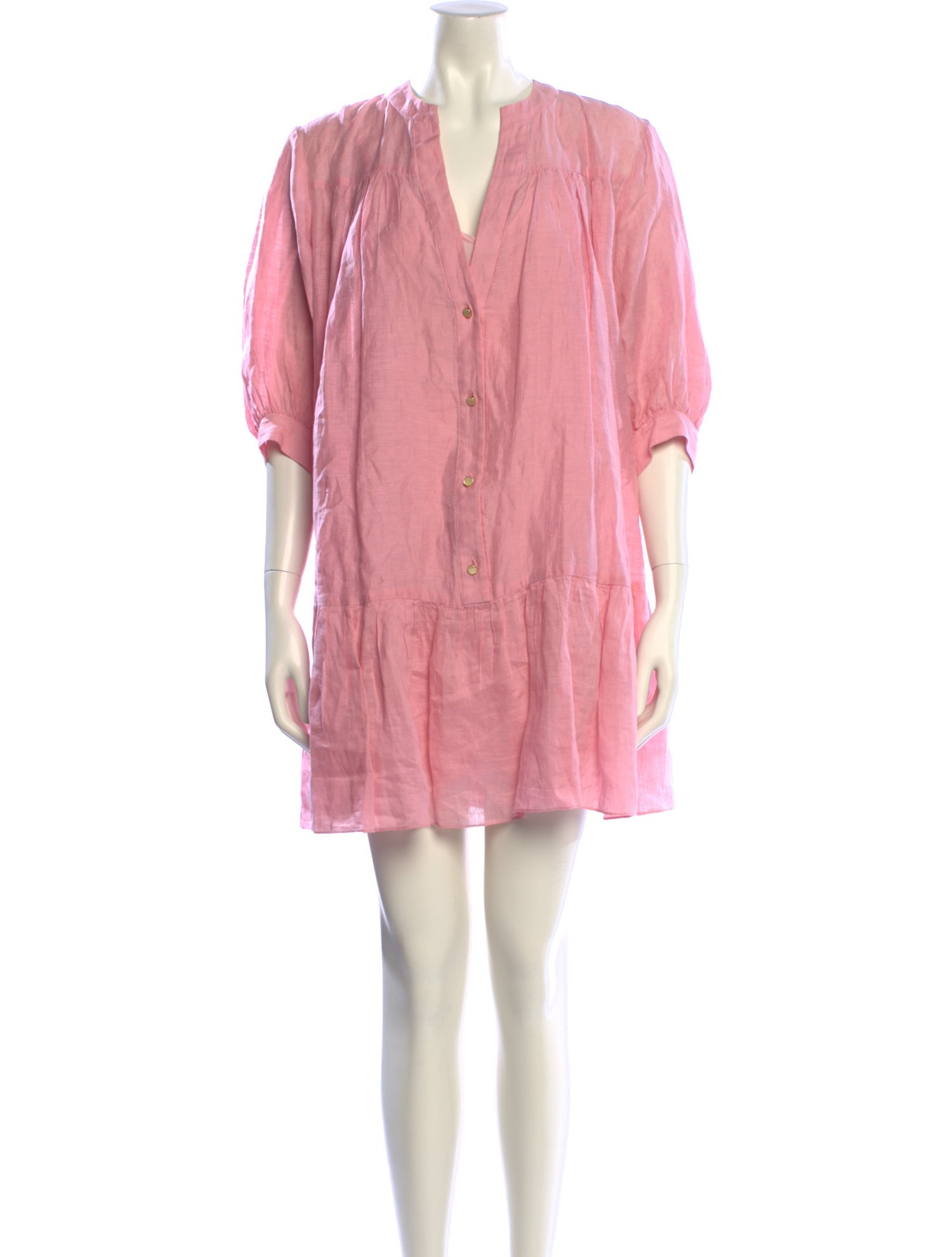 Sandro Linen Mini Dress