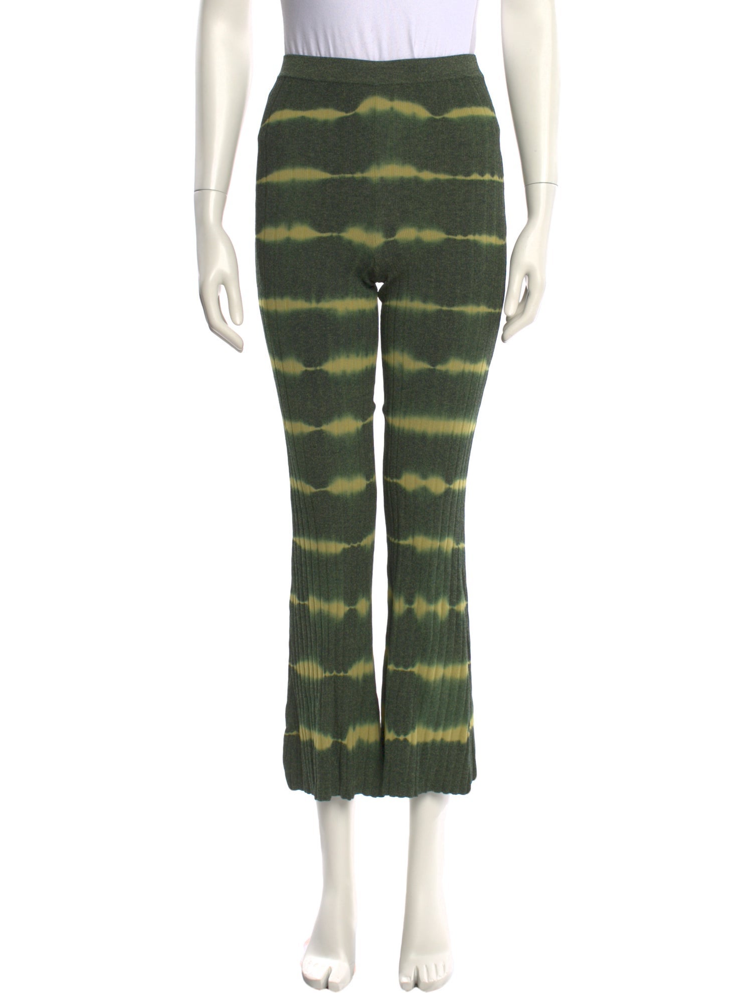 Sandro Tie-Dye Print Wide Leg Pants