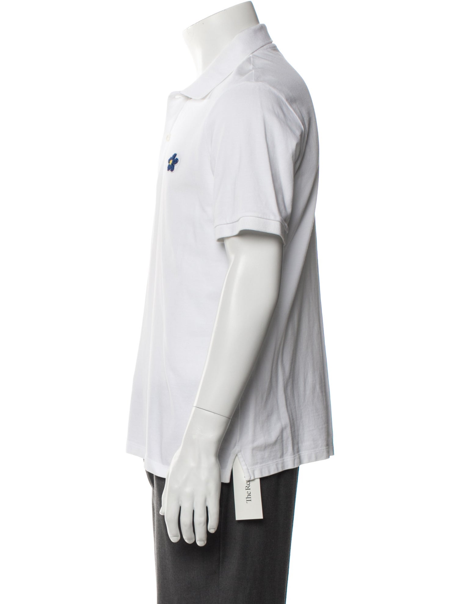 Sandro V-Neck Short Sleeve Polo Shirt