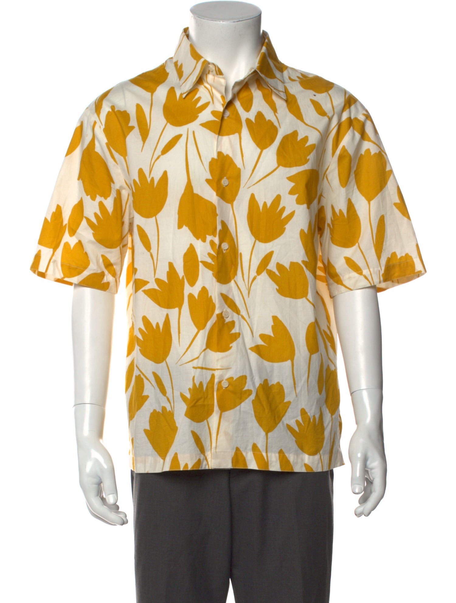 Sandro Printed Short Sleeve Shirt