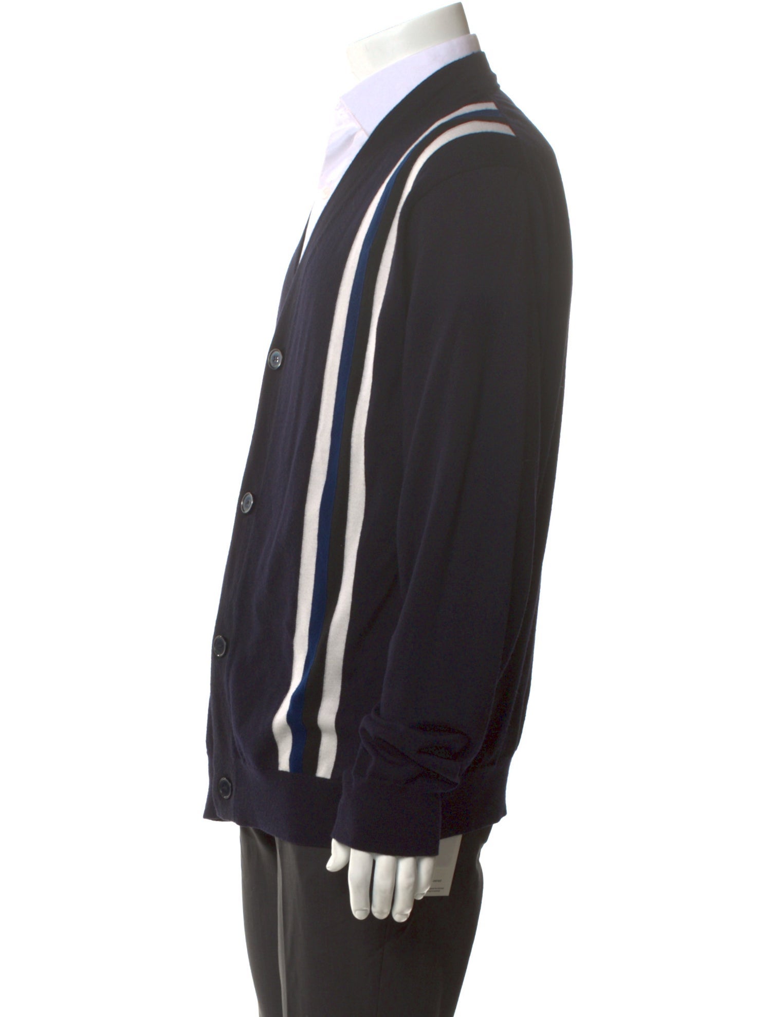 Sandro Wool Striped Cardigan