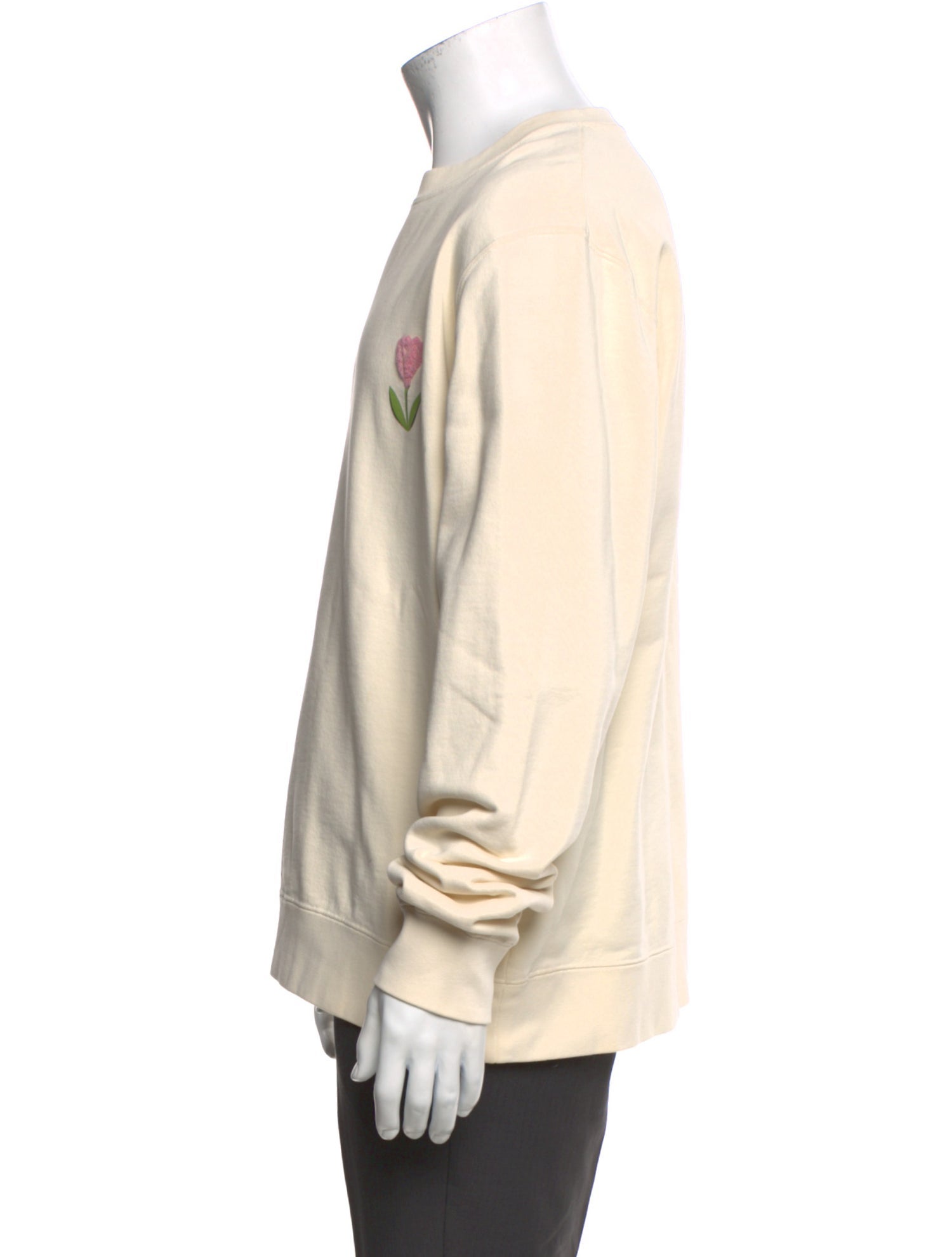 Sandro Graphic Print Crew Neck Pullover