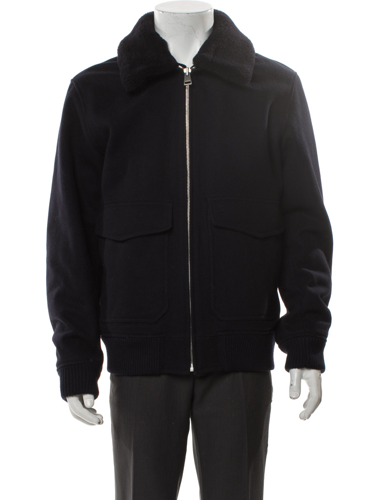 Sandro Wool Bomber Jacket