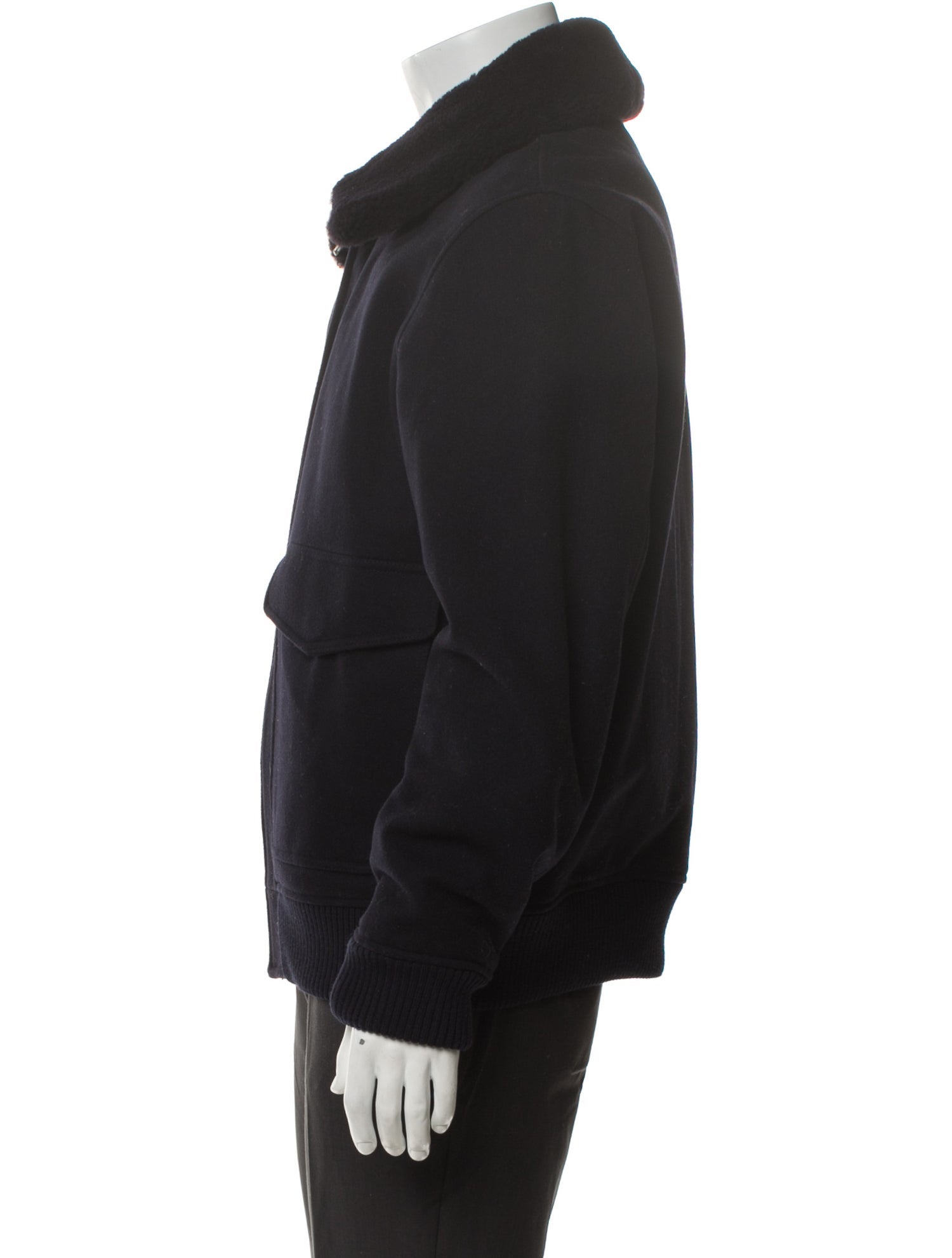 Sandro Wool Bomber Jacket