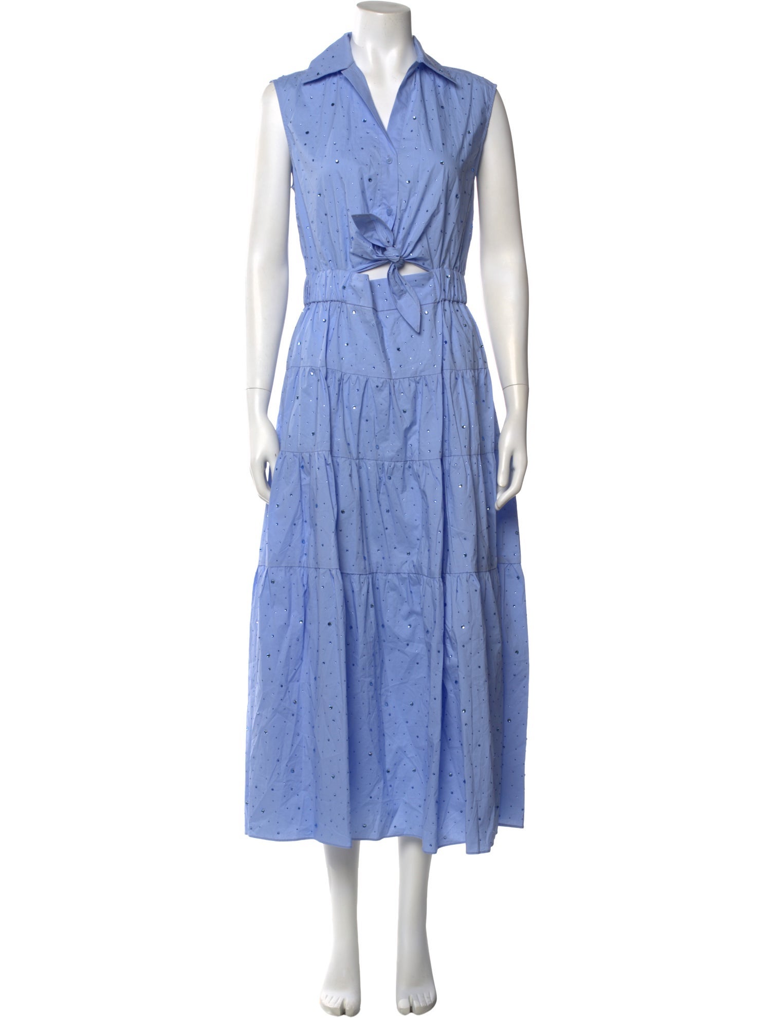 Sandro Printed Long Dress