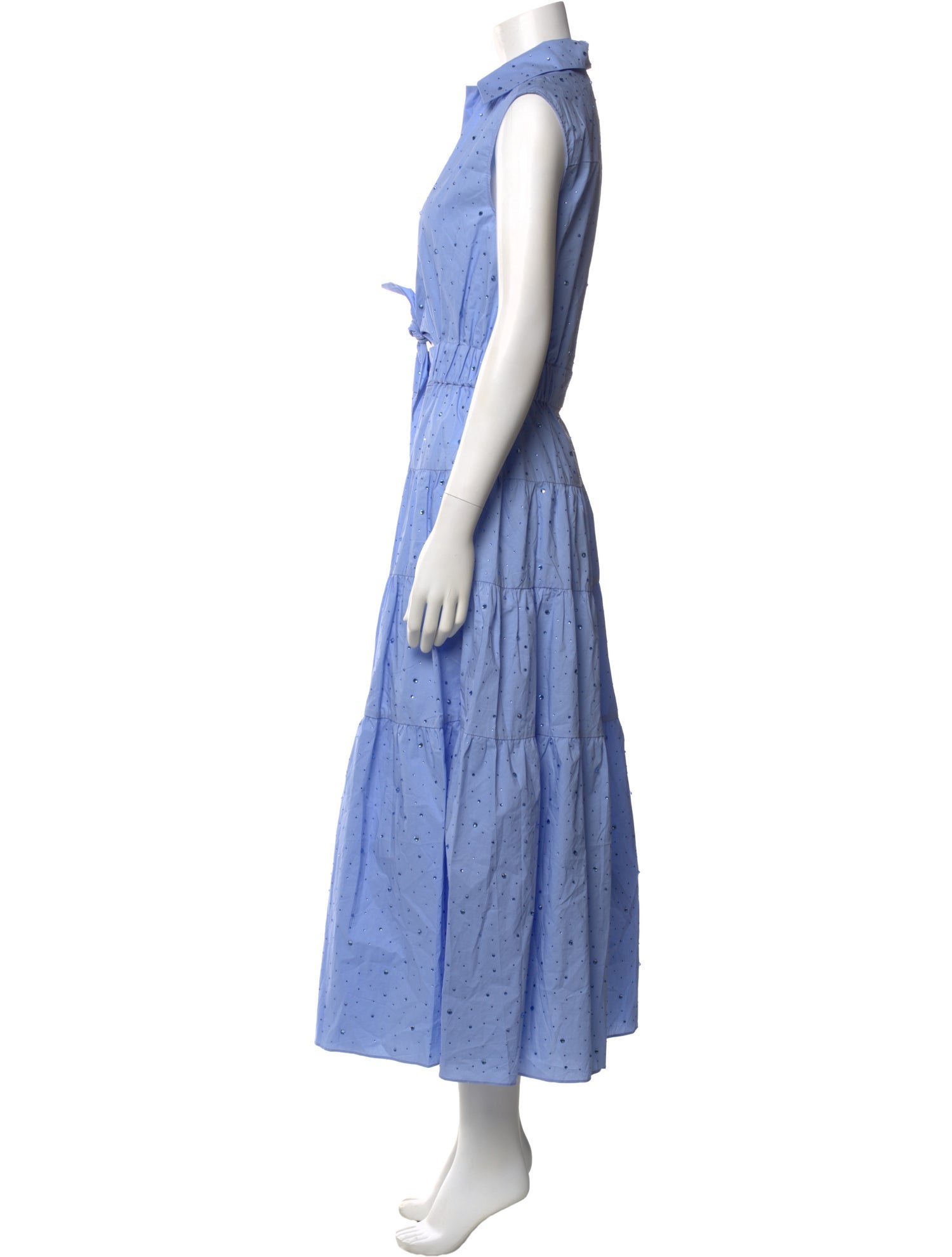 Sandro Printed Long Dress