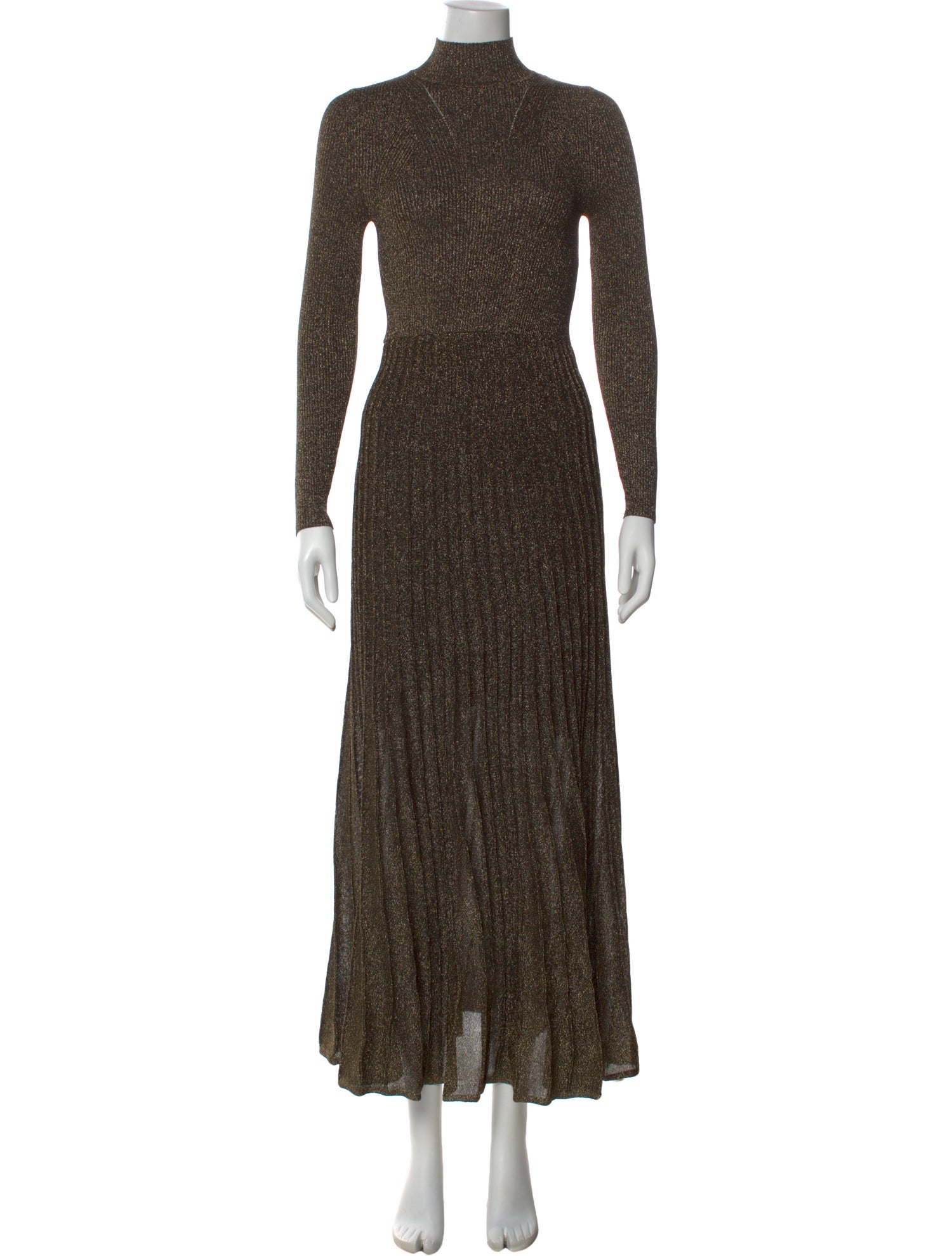 Sandro Turtleneck Long Dress