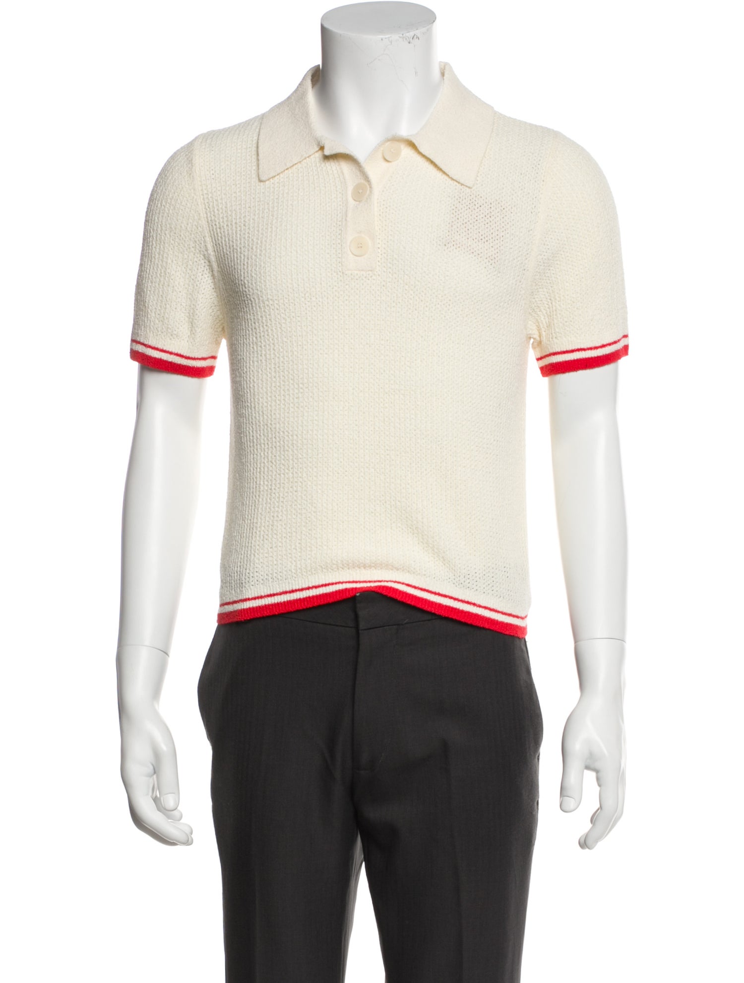 Sandro Colorblock Pattern Short Sleeve Shirt