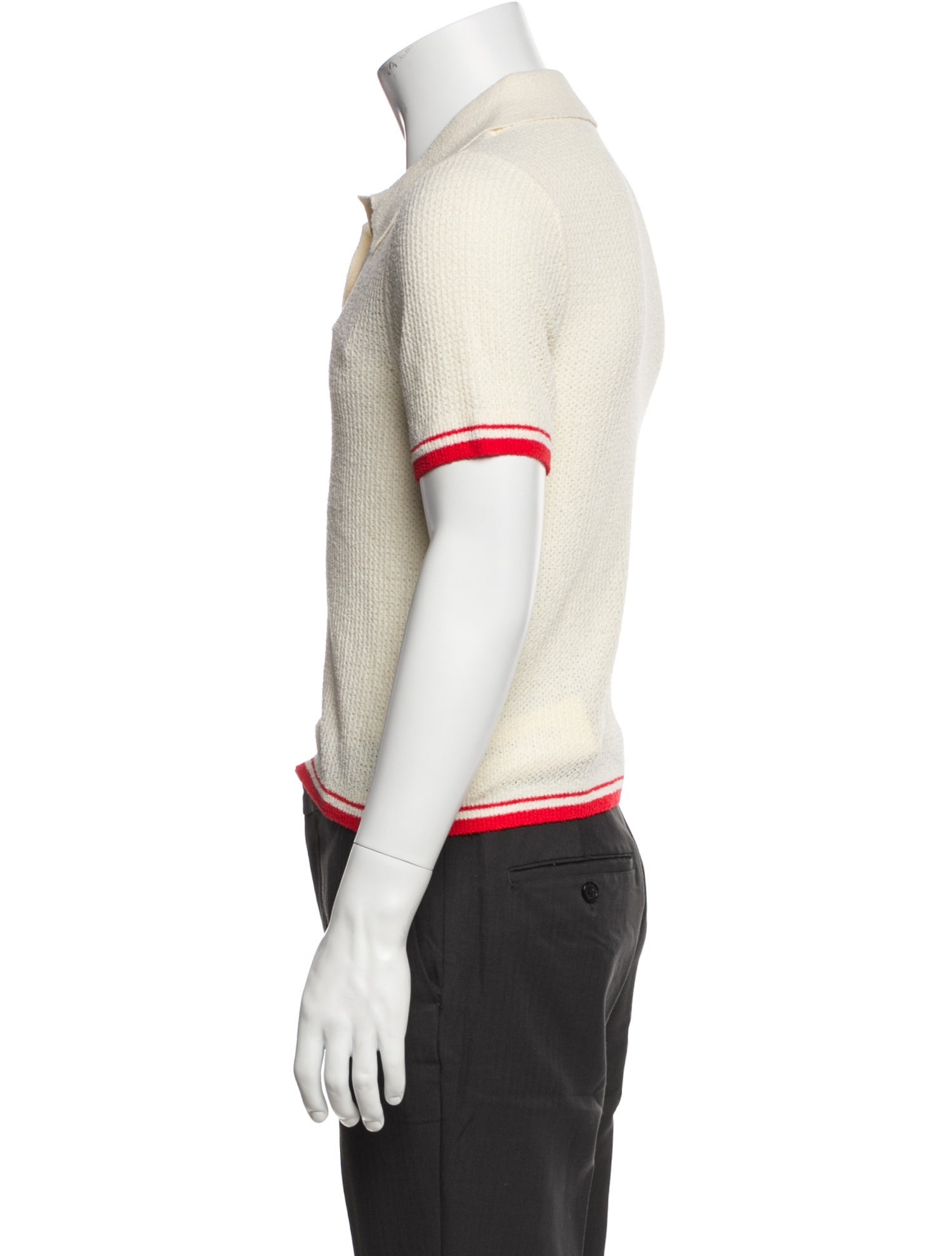 Sandro Colorblock Pattern Short Sleeve Shirt