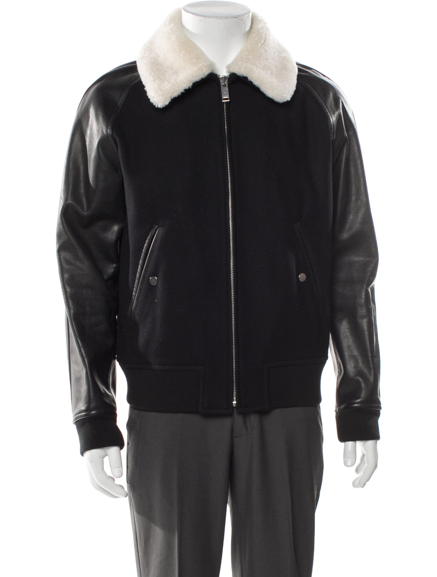 Sandro Wool Bomber Jacket