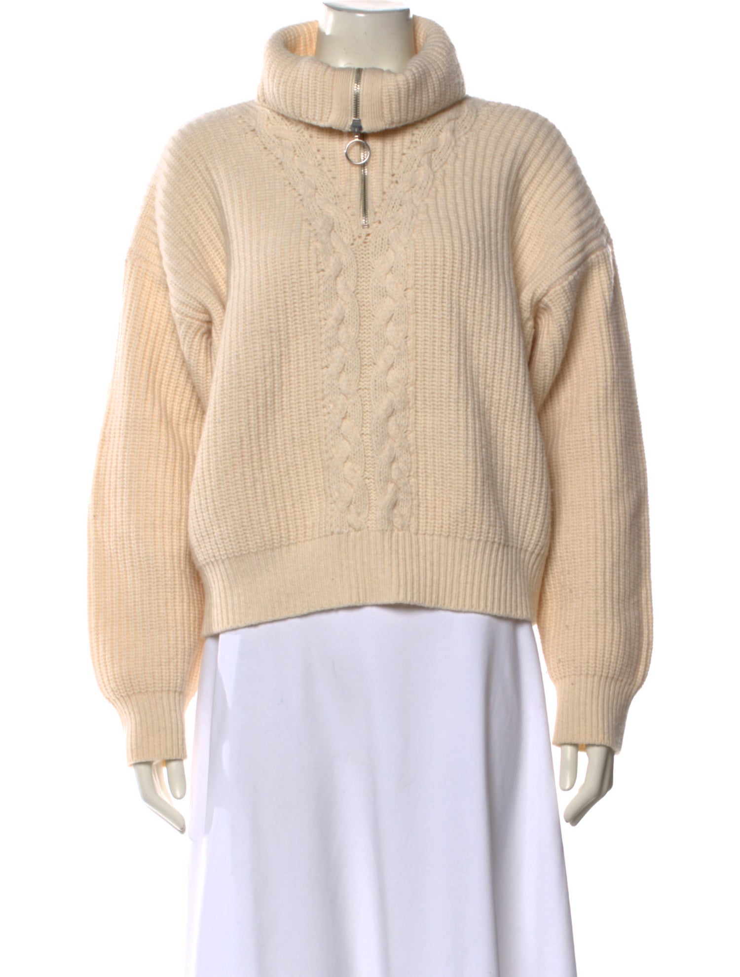 Sandro Wool Turtleneck Sweater