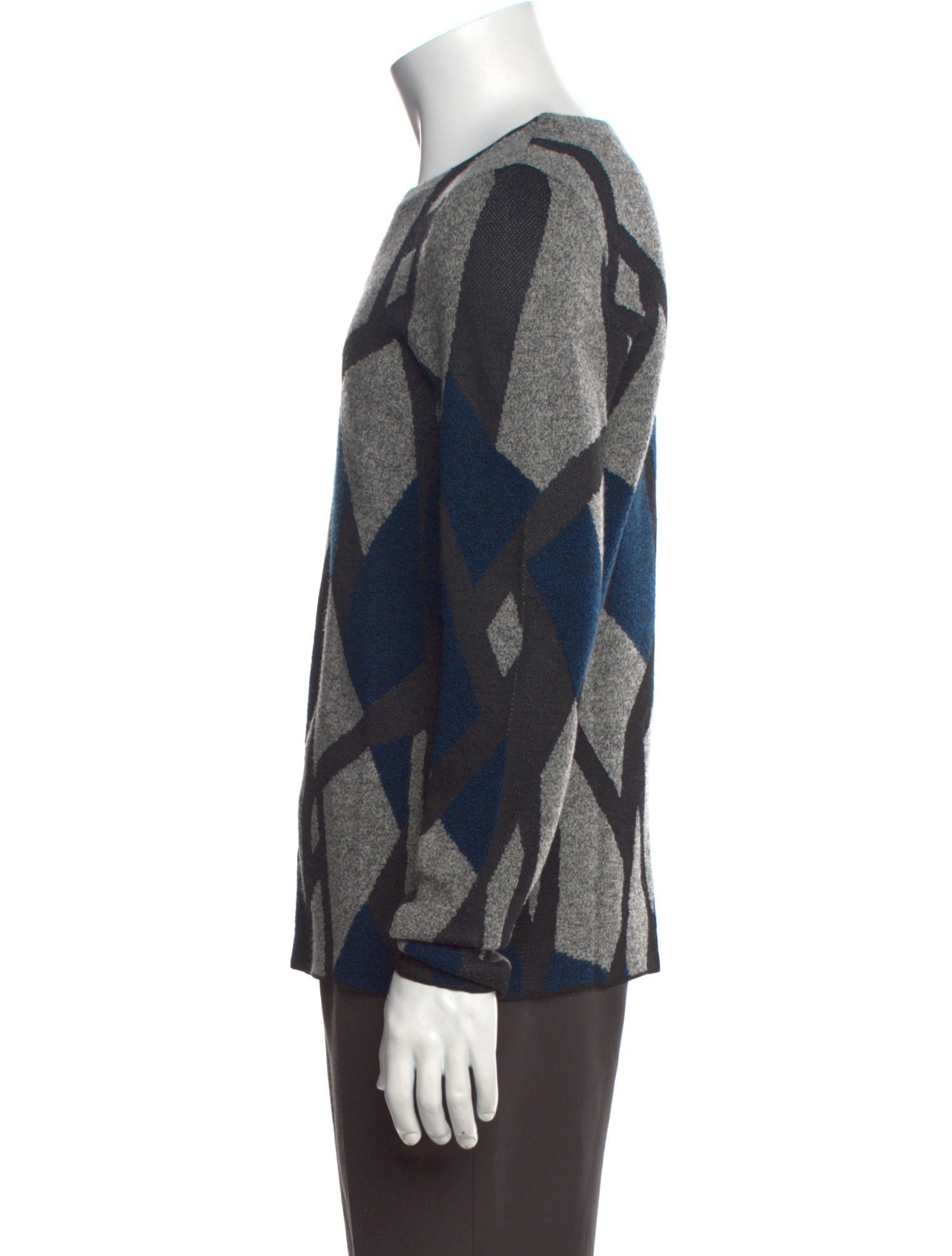 Sandro Merino Wool Printed Pullover