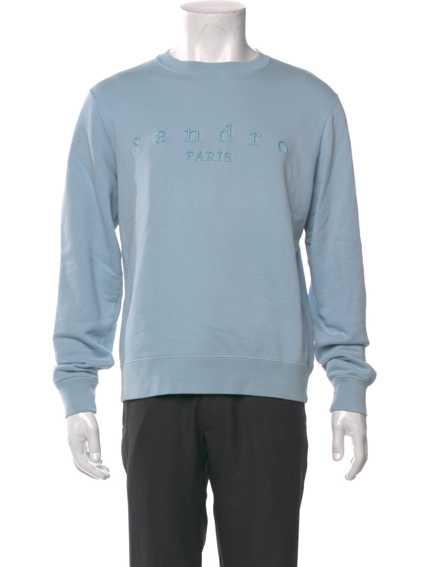 Sandro Graphic Print Crew Neck Sweatshirt