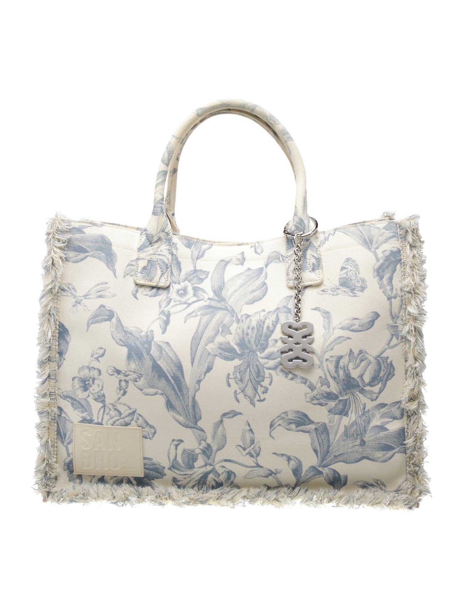 Sandro Canvas Top Handle Bag