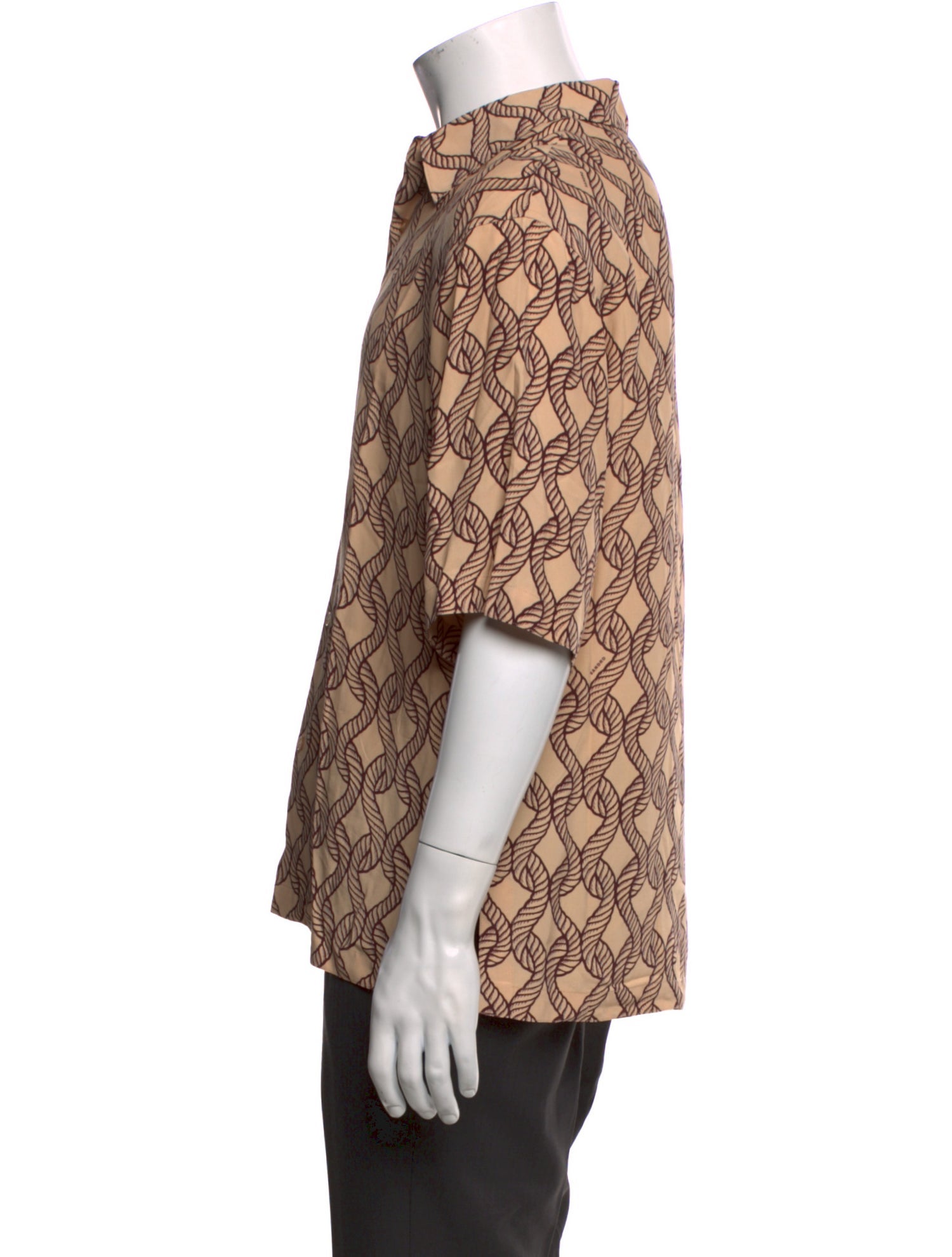 Sandro Printed Short Sleeve Shirt