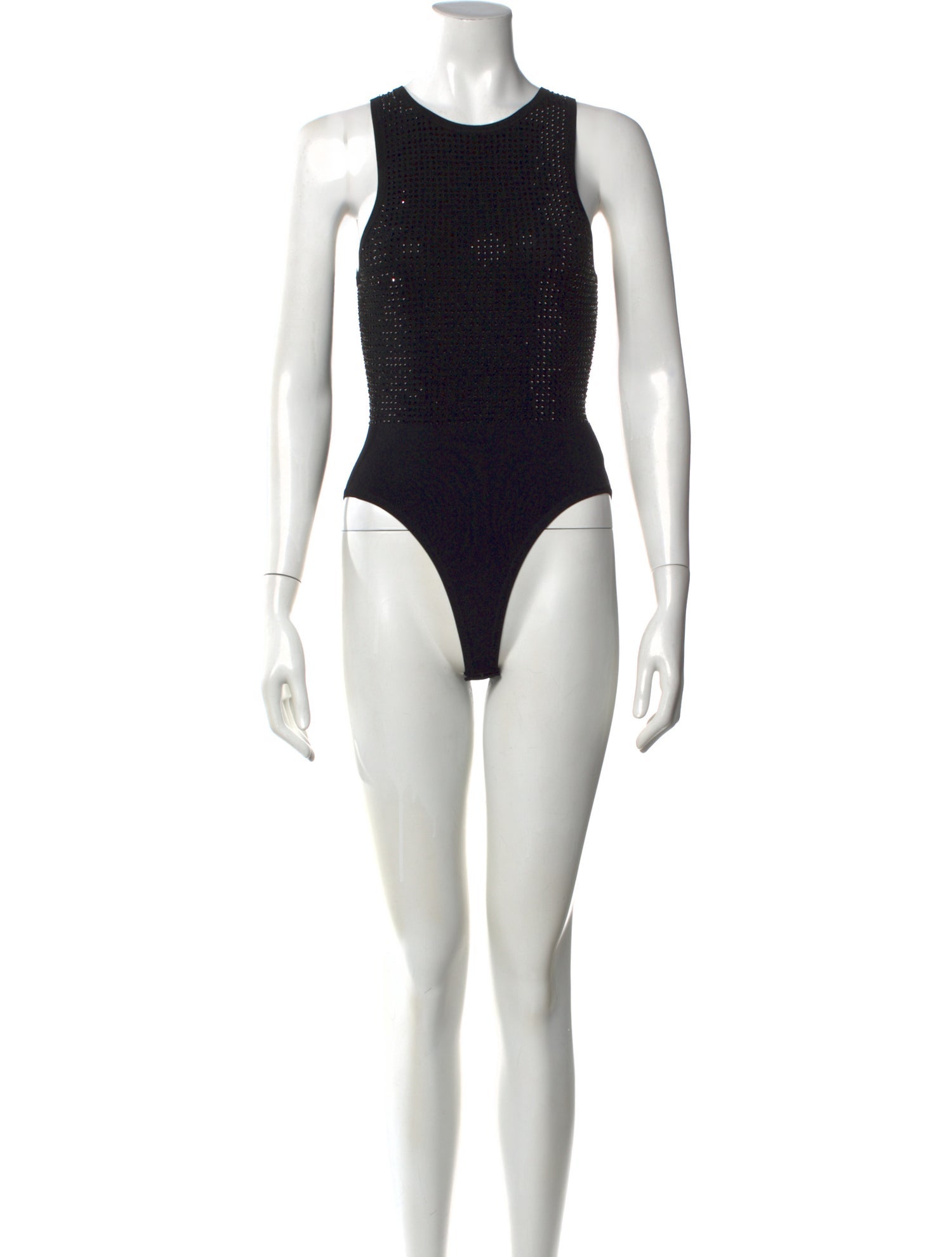 Sandro Crew Neck Sleeveless Bodysuit