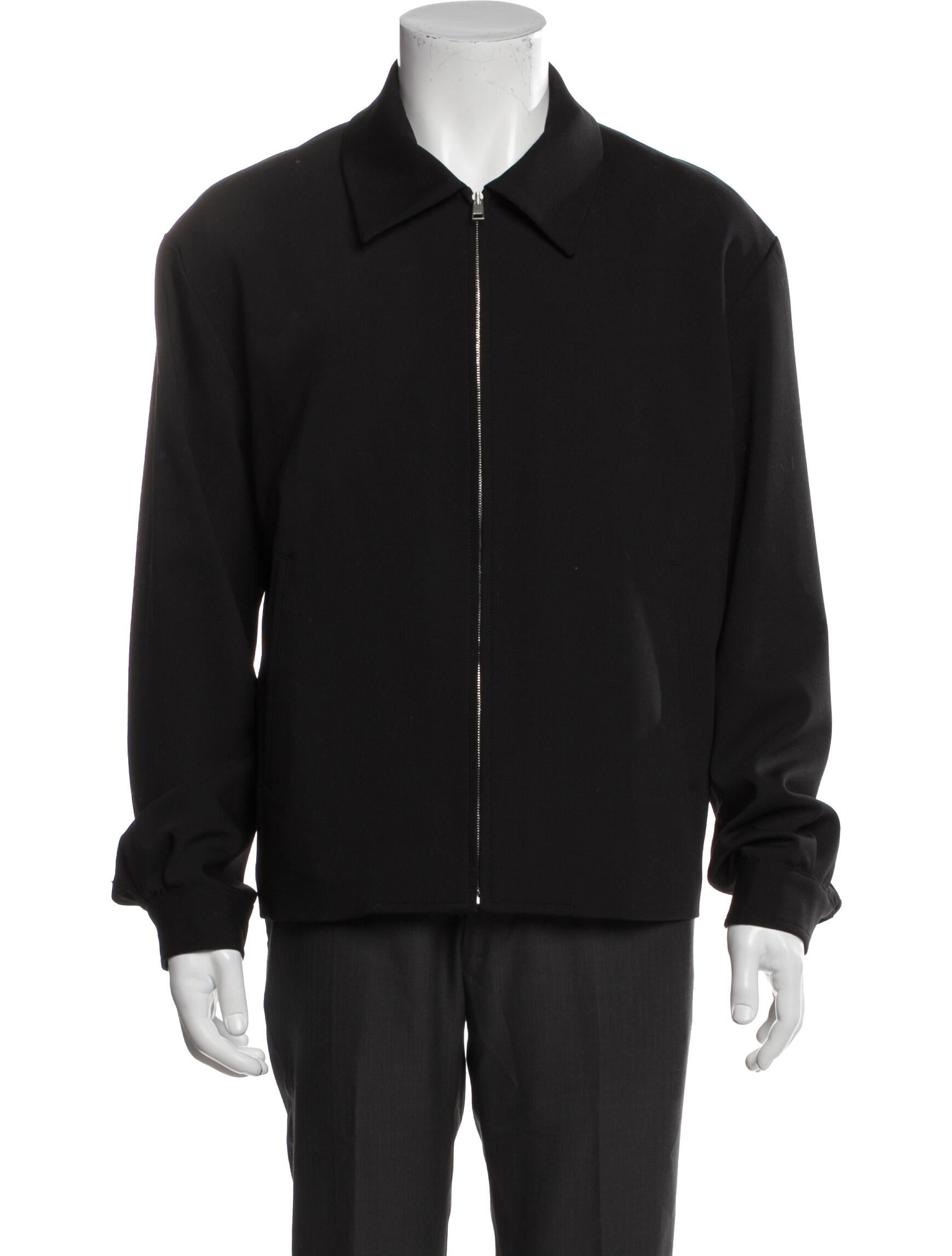 Sandro Virgin Wool Bomber Jacket