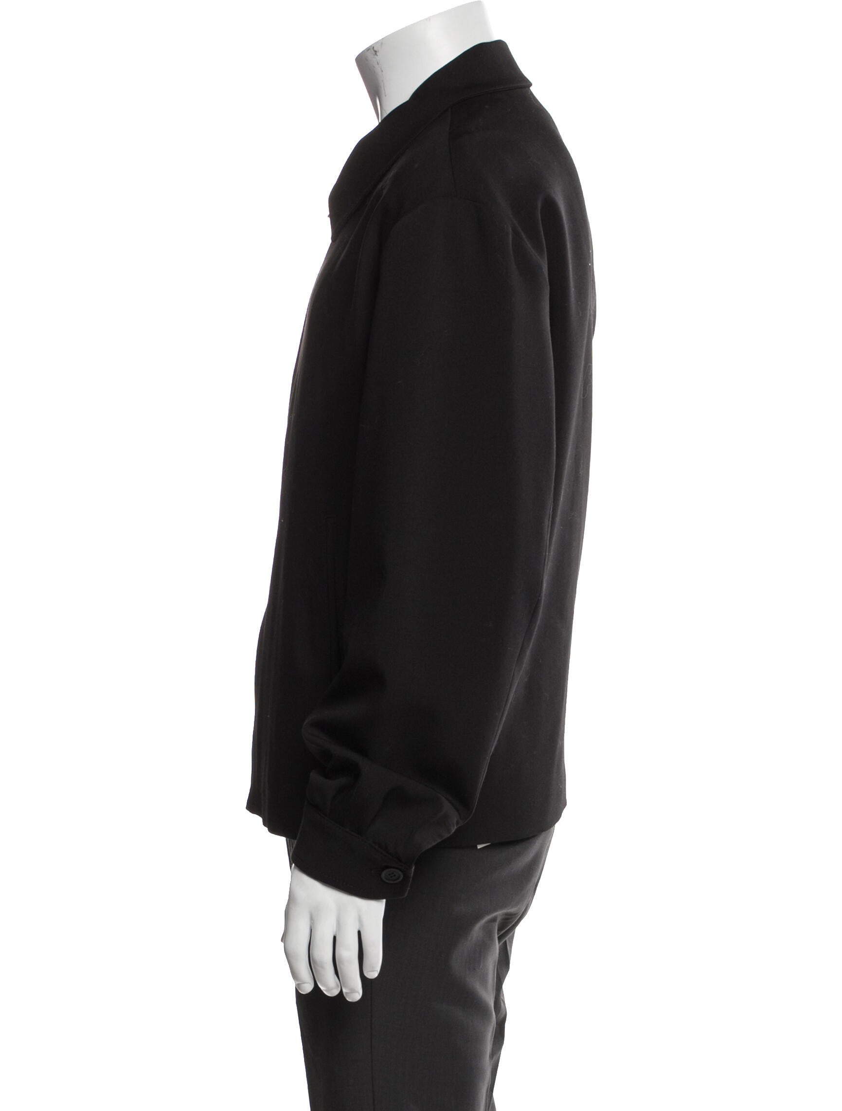 Sandro Virgin Wool Bomber Jacket