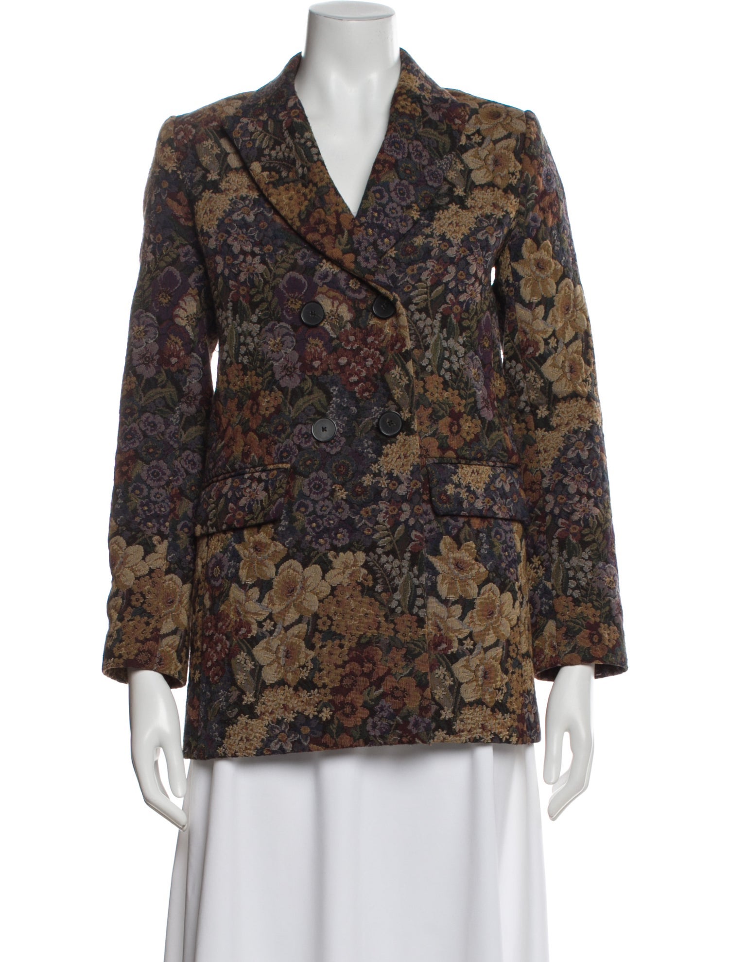 Sandro Floral Print Blazer