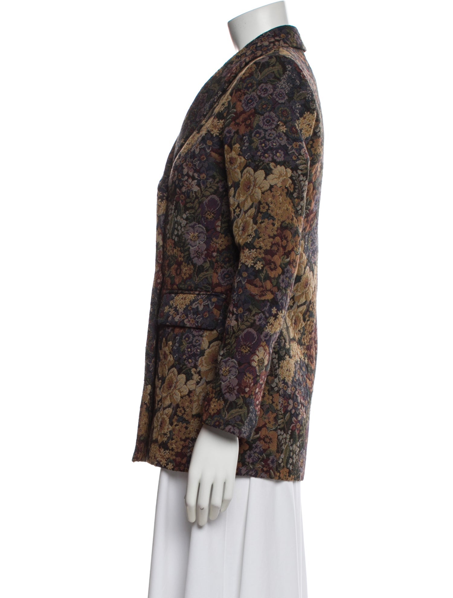 Sandro Floral Print Blazer