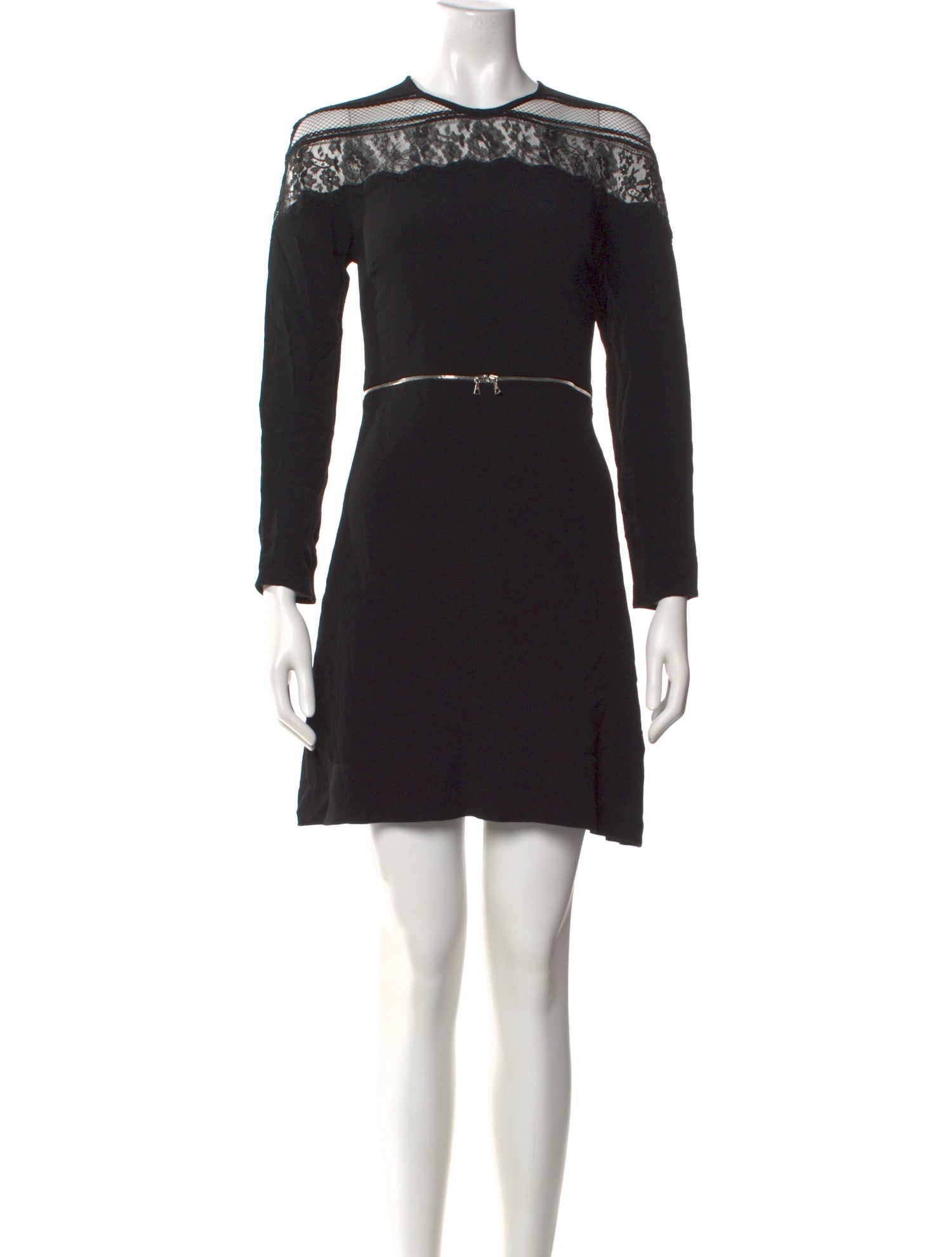 Crew Neck Mini Dress