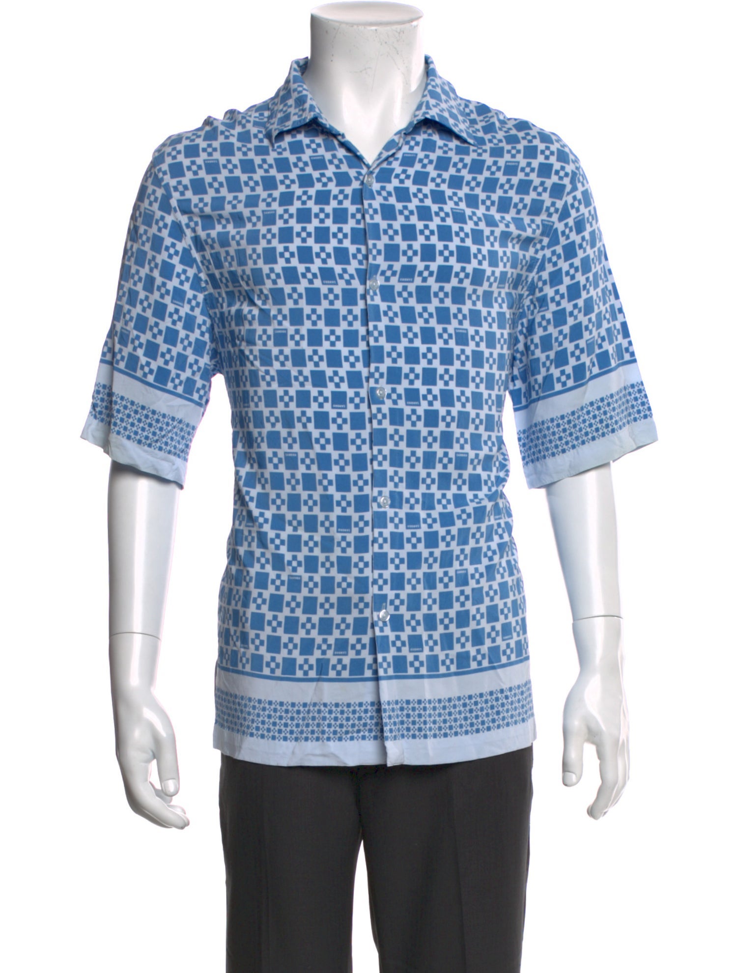 Sandro Printed Short Sleeve Shirt