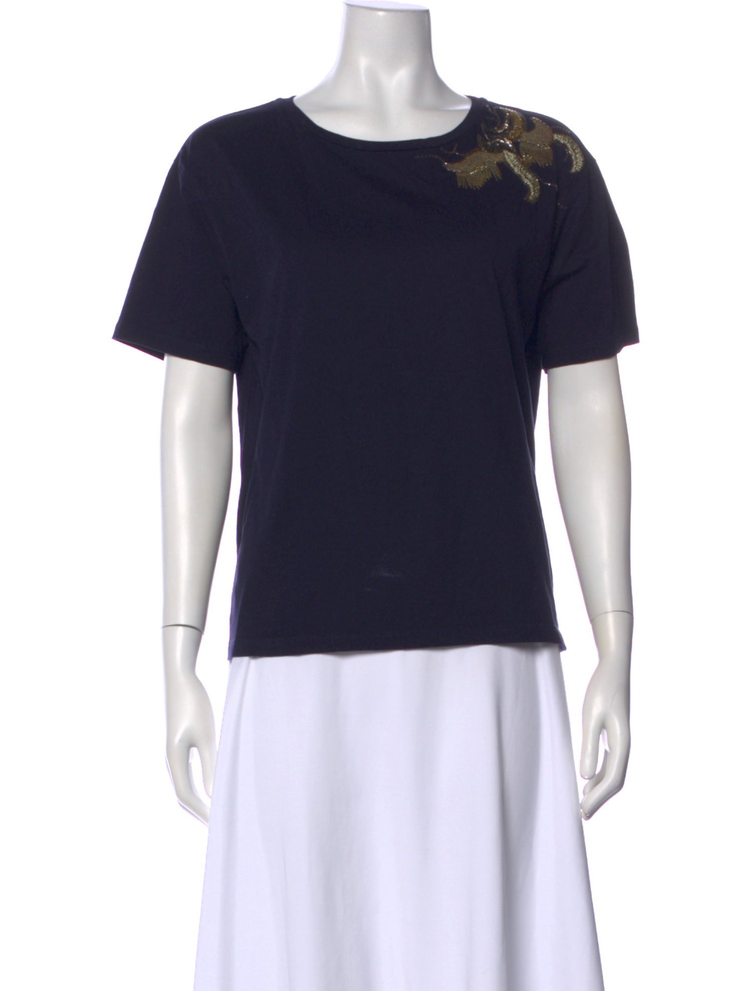 Graphic Print Crew Neck T-Shirt