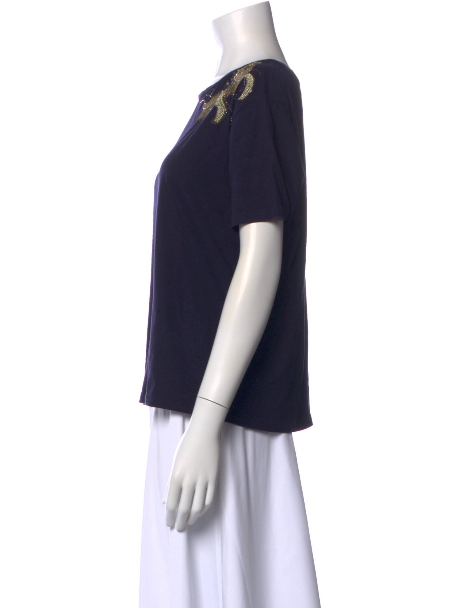 Graphic Print Crew Neck T-Shirt