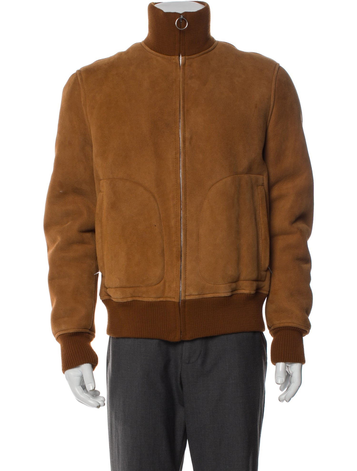 Sandro Shearling Bomber Jacket