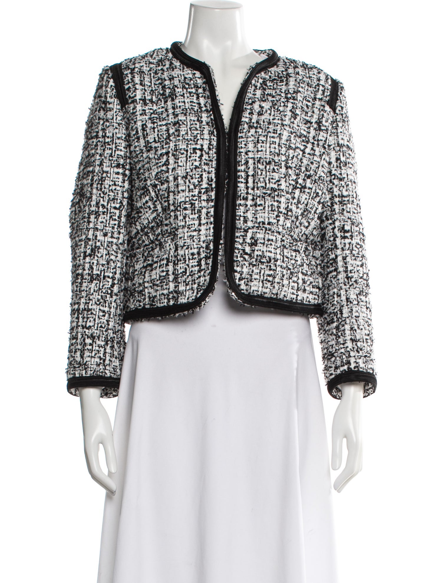 Tweed Pattern Evening Jacket