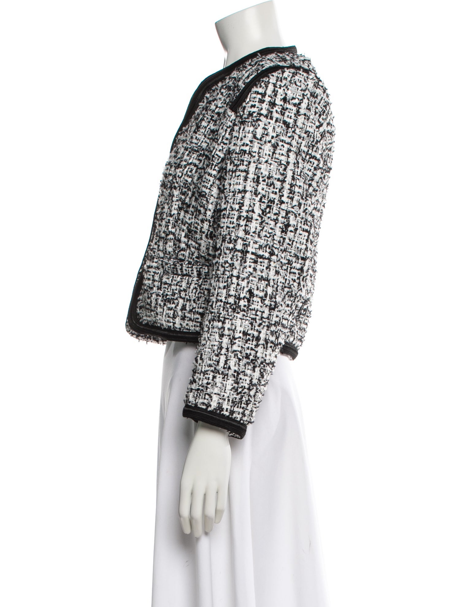 Tweed Pattern Evening Jacket