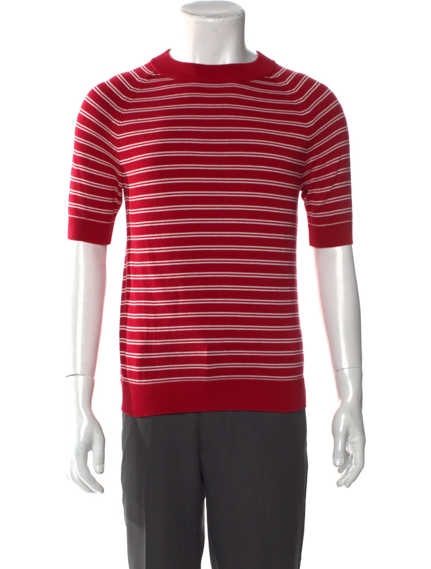 Sandro Silk Striped Pullover