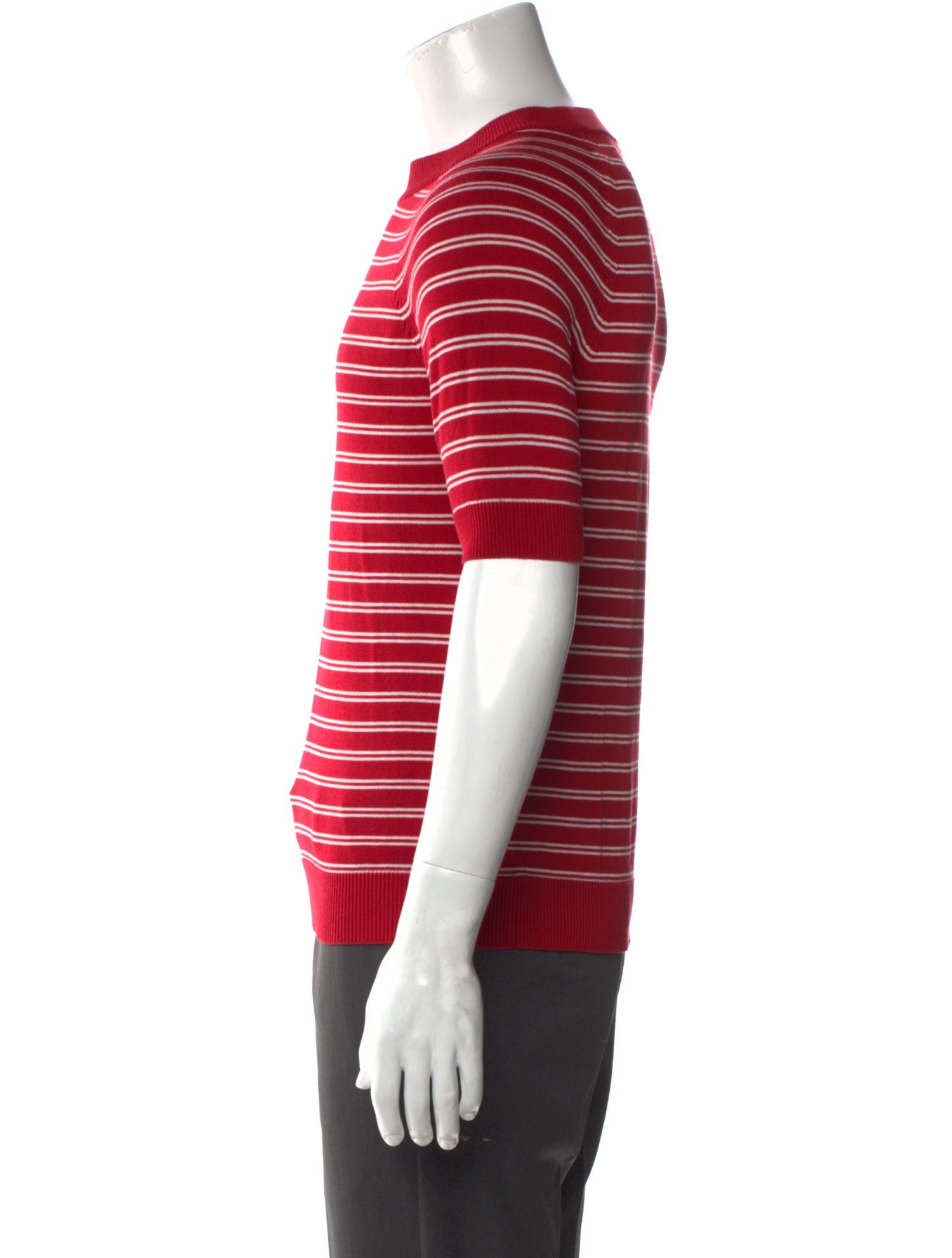 Sandro Silk Striped Pullover